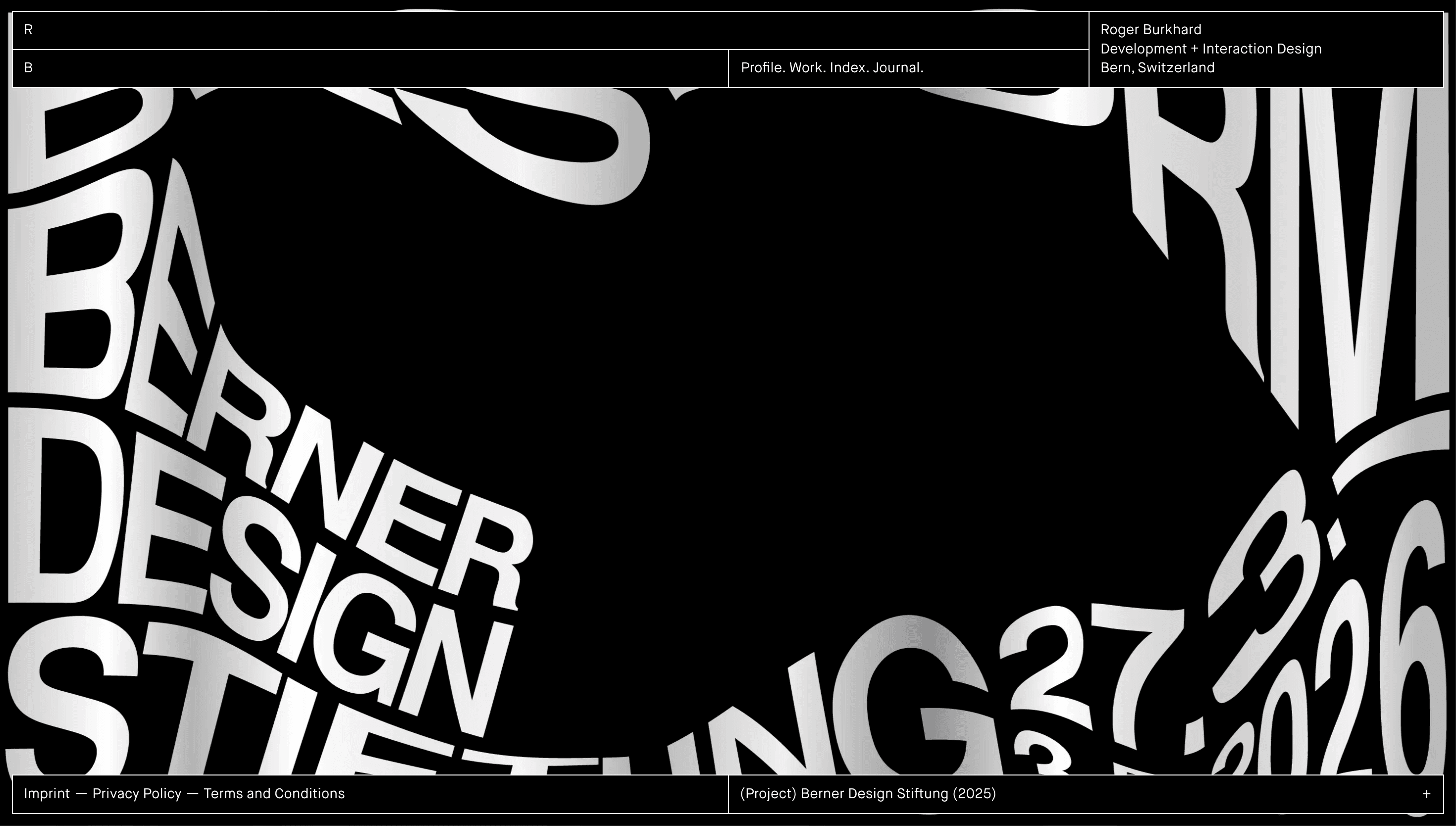 Roger Burkhard — Developer, Dev website design