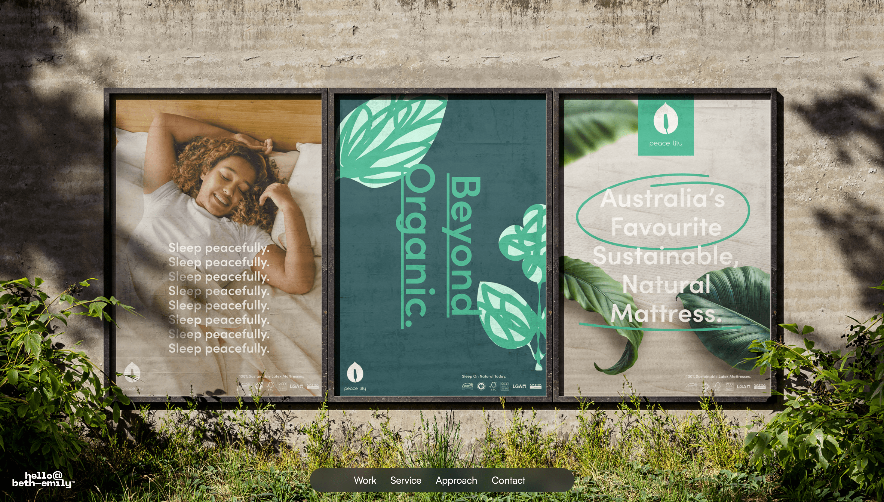 Beth-Emily — Branding, Designer website design