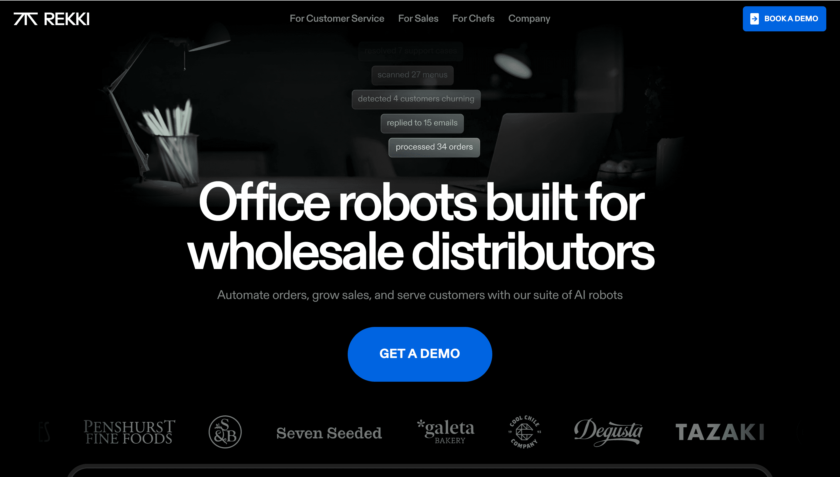 REKKI — Workflow, SaaS website design