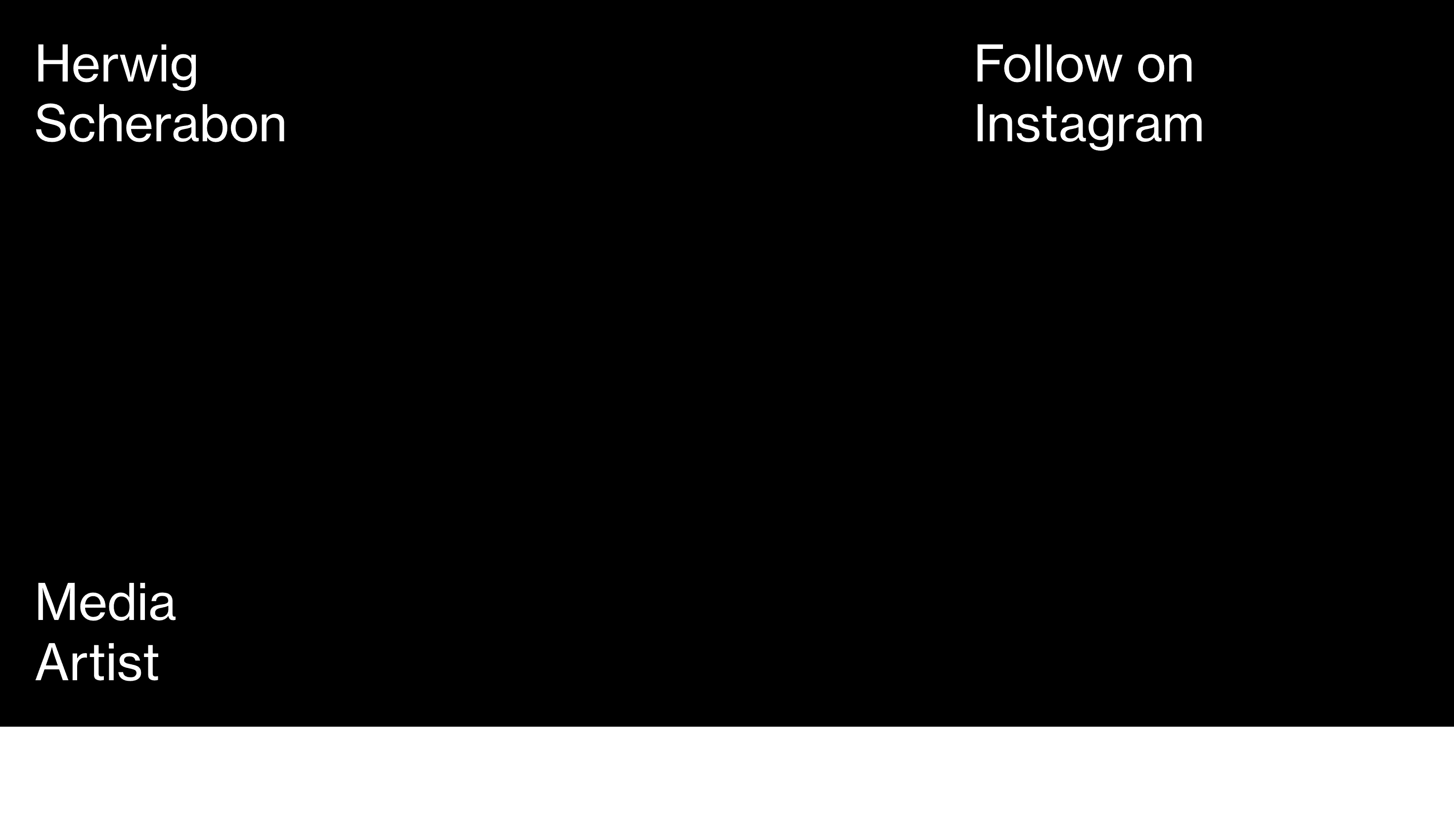 Herwig Scherabon — Art, Designer website design