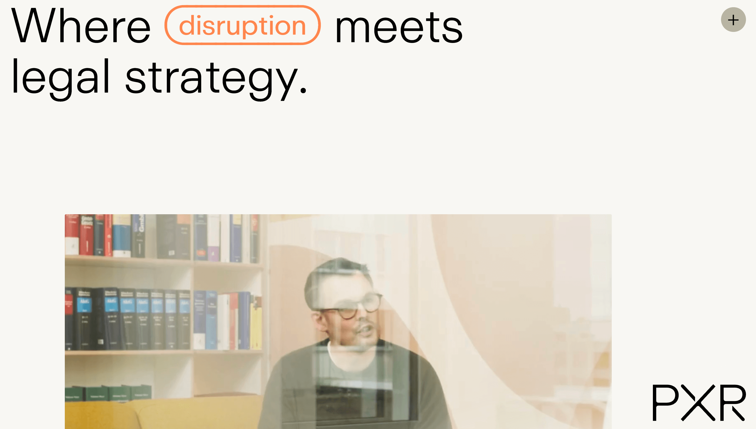 PXR — Agency, Corporate website design