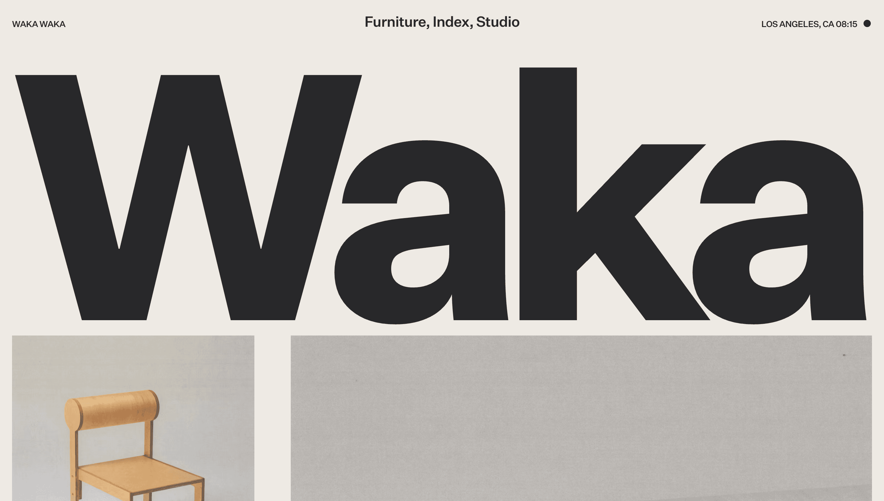 WAKA-WAKA — Animation, Motion website design