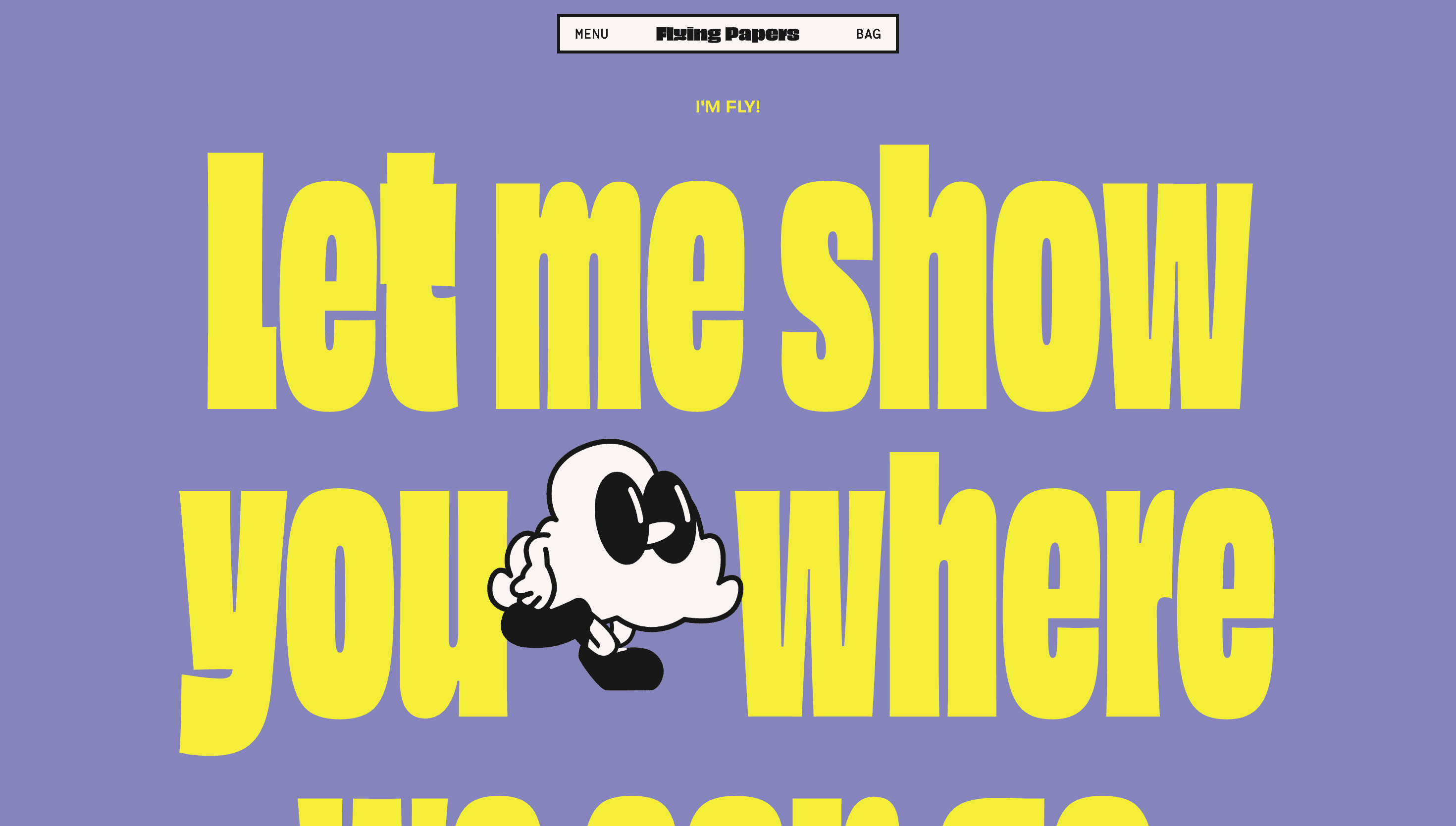 Flying Papers — Community, Culture website design