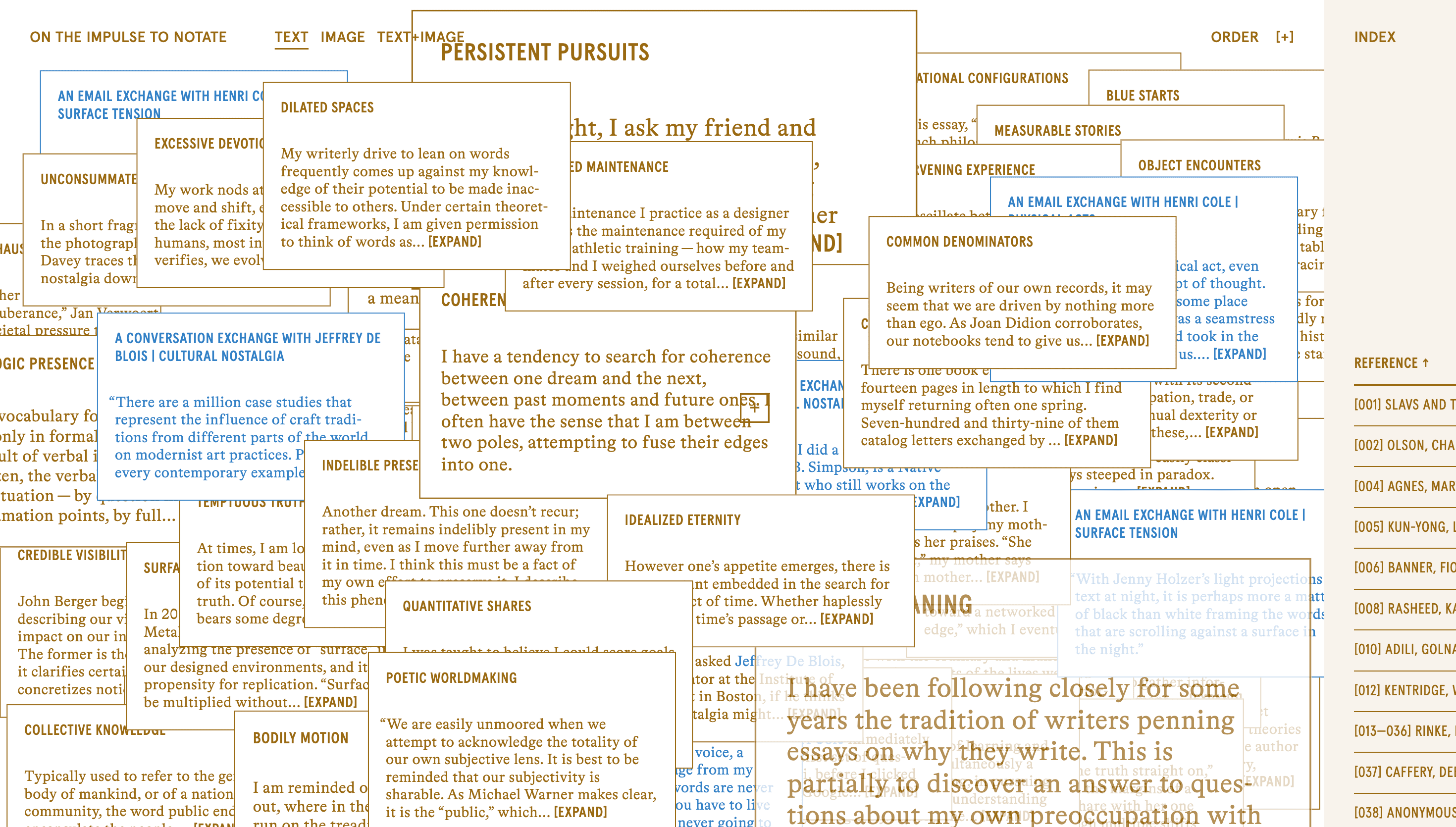 Notations — Art, Culture website design