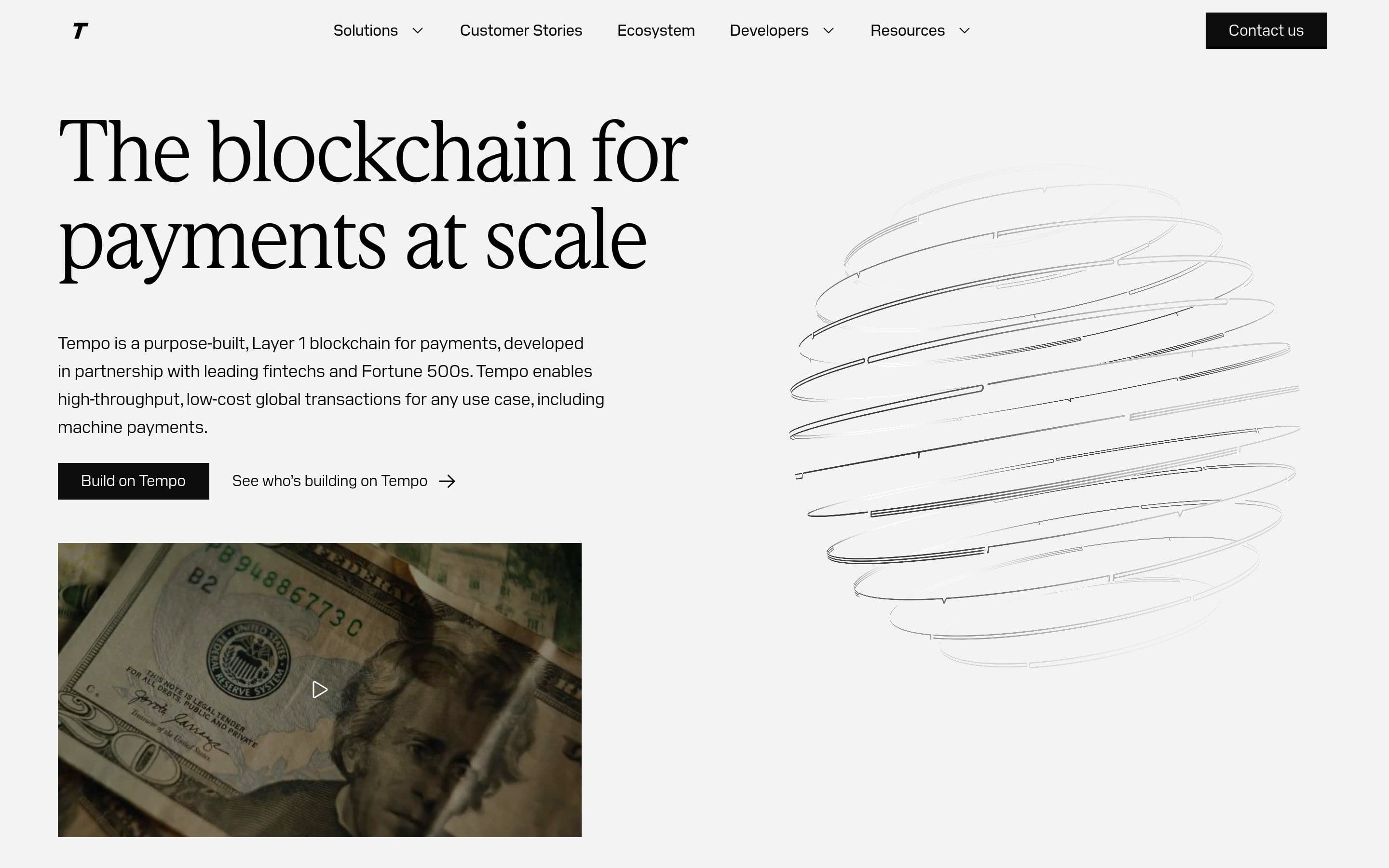 Tempo — Finance, Fintech website design