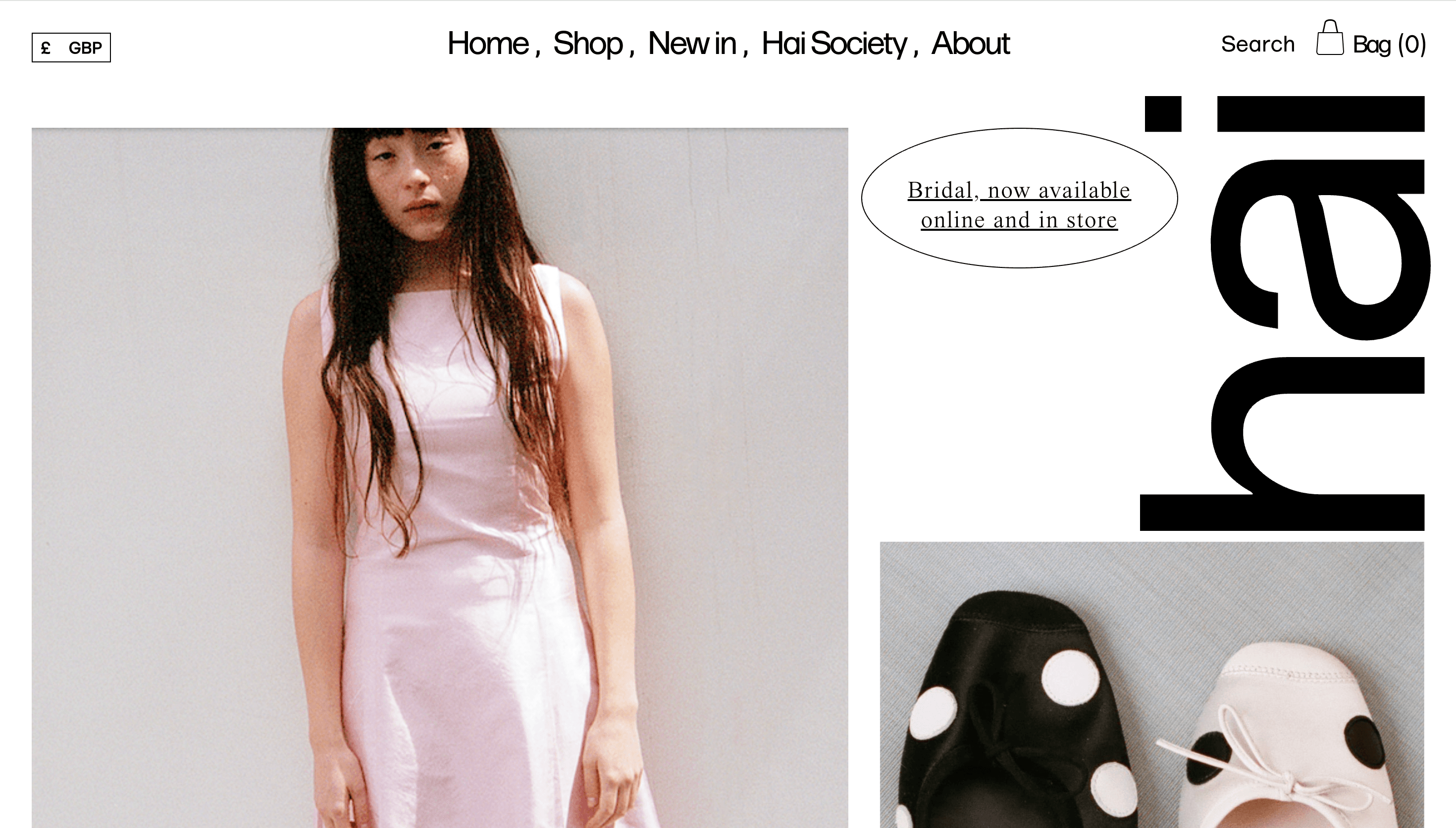 Hai — Fashion, Elegant website design