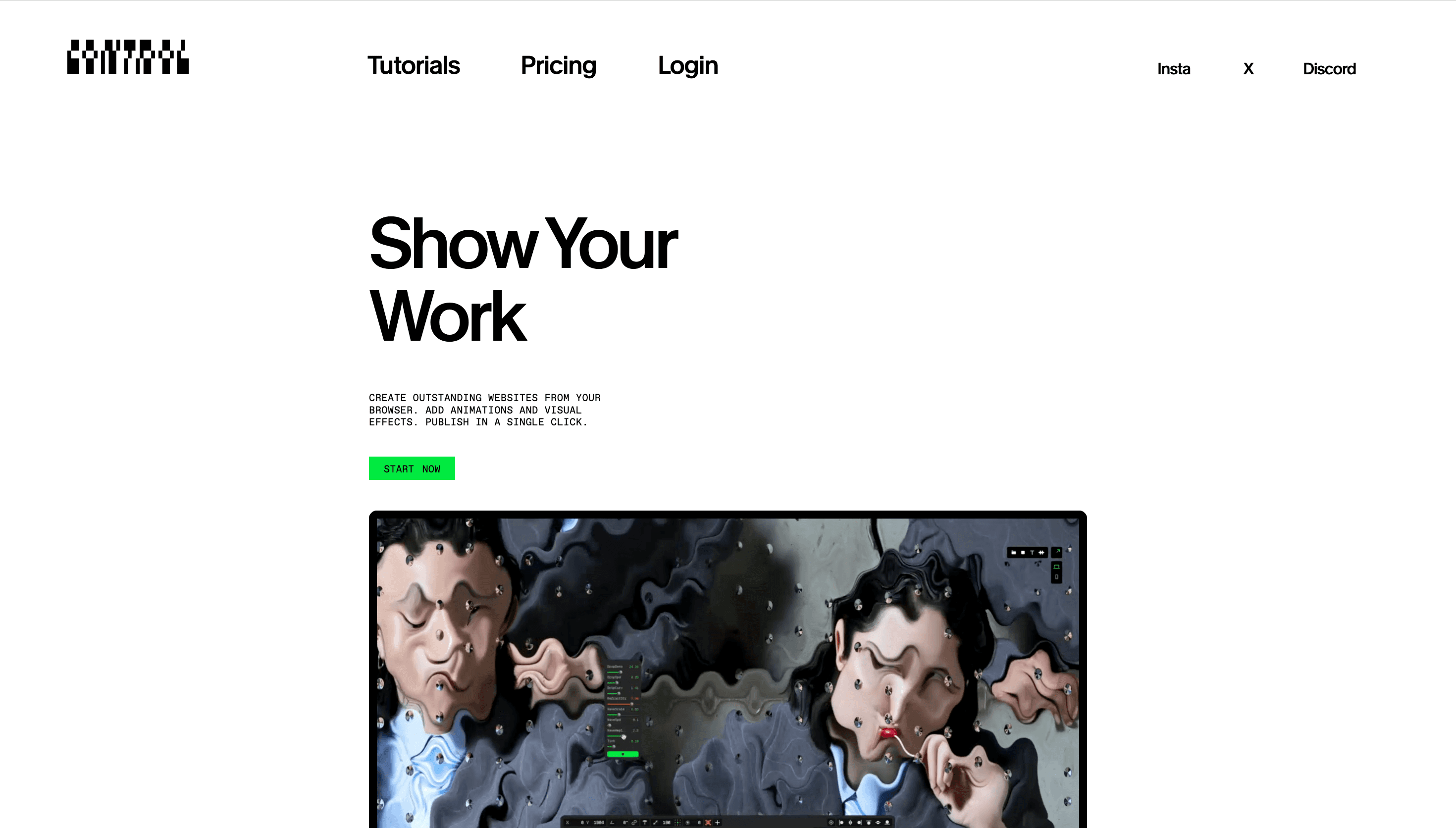 Control — Web, Designer website design