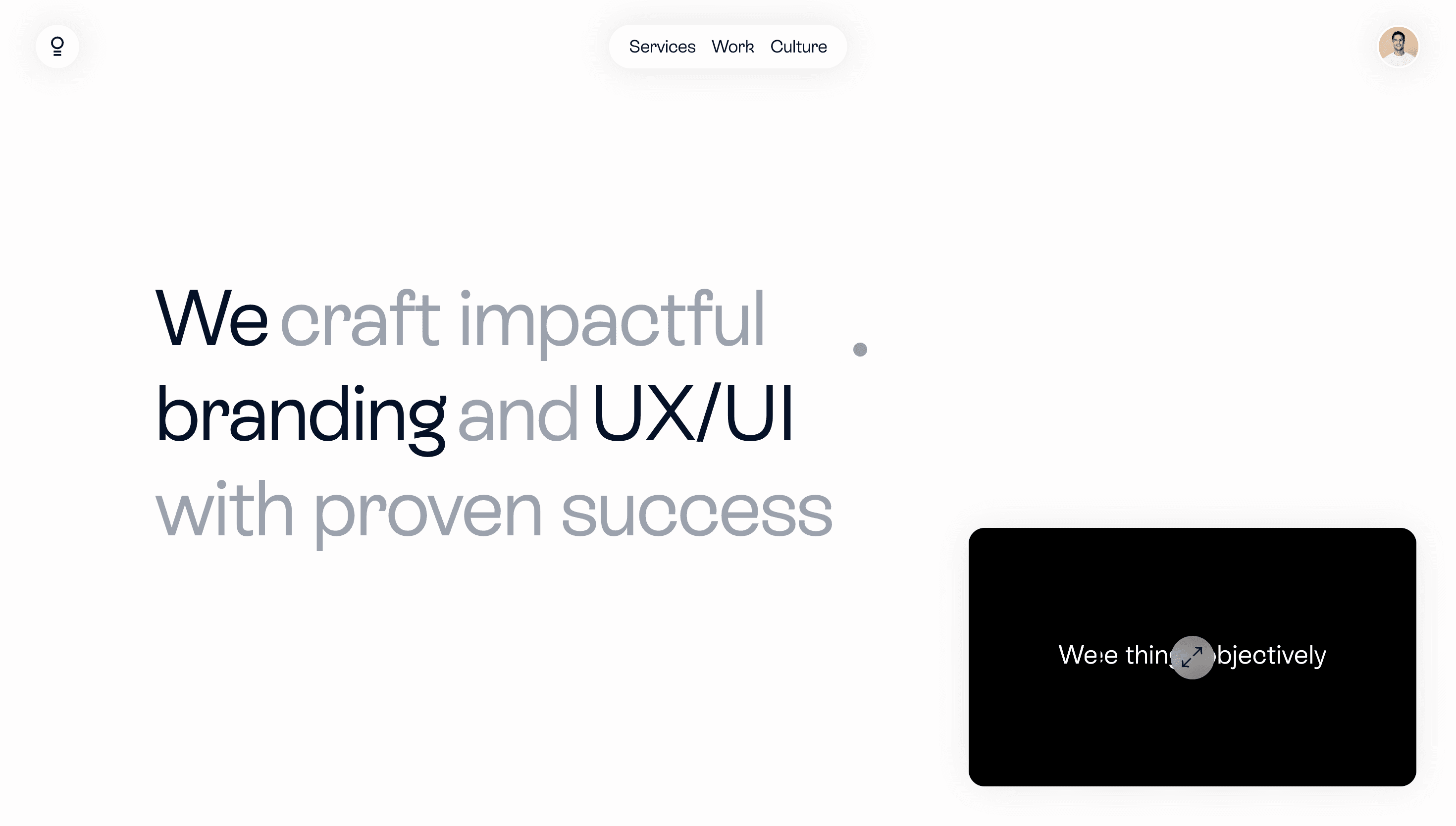 Bolden — Branding, Agency website design