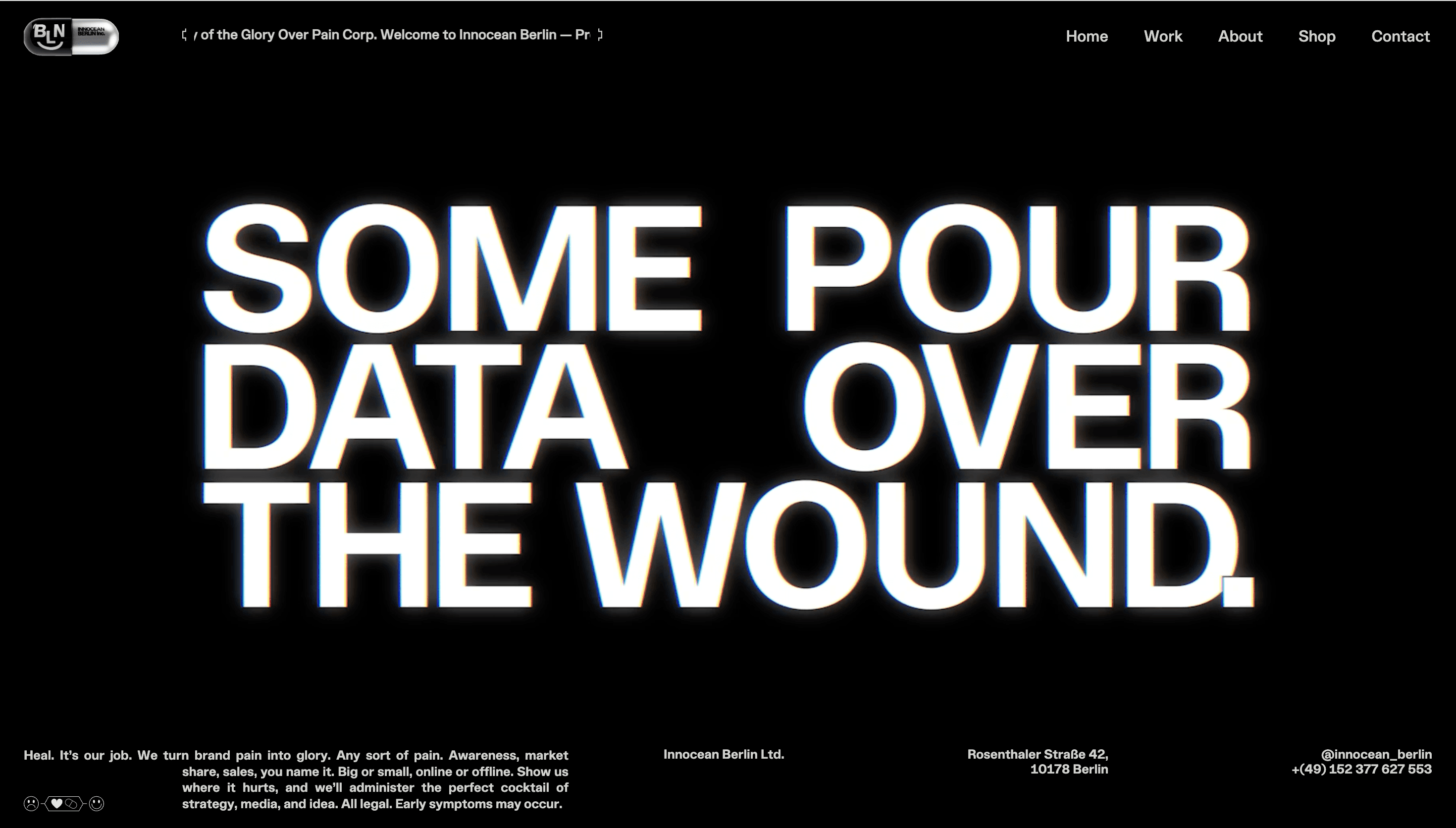 Innocean Berlin — Agency, Web website design