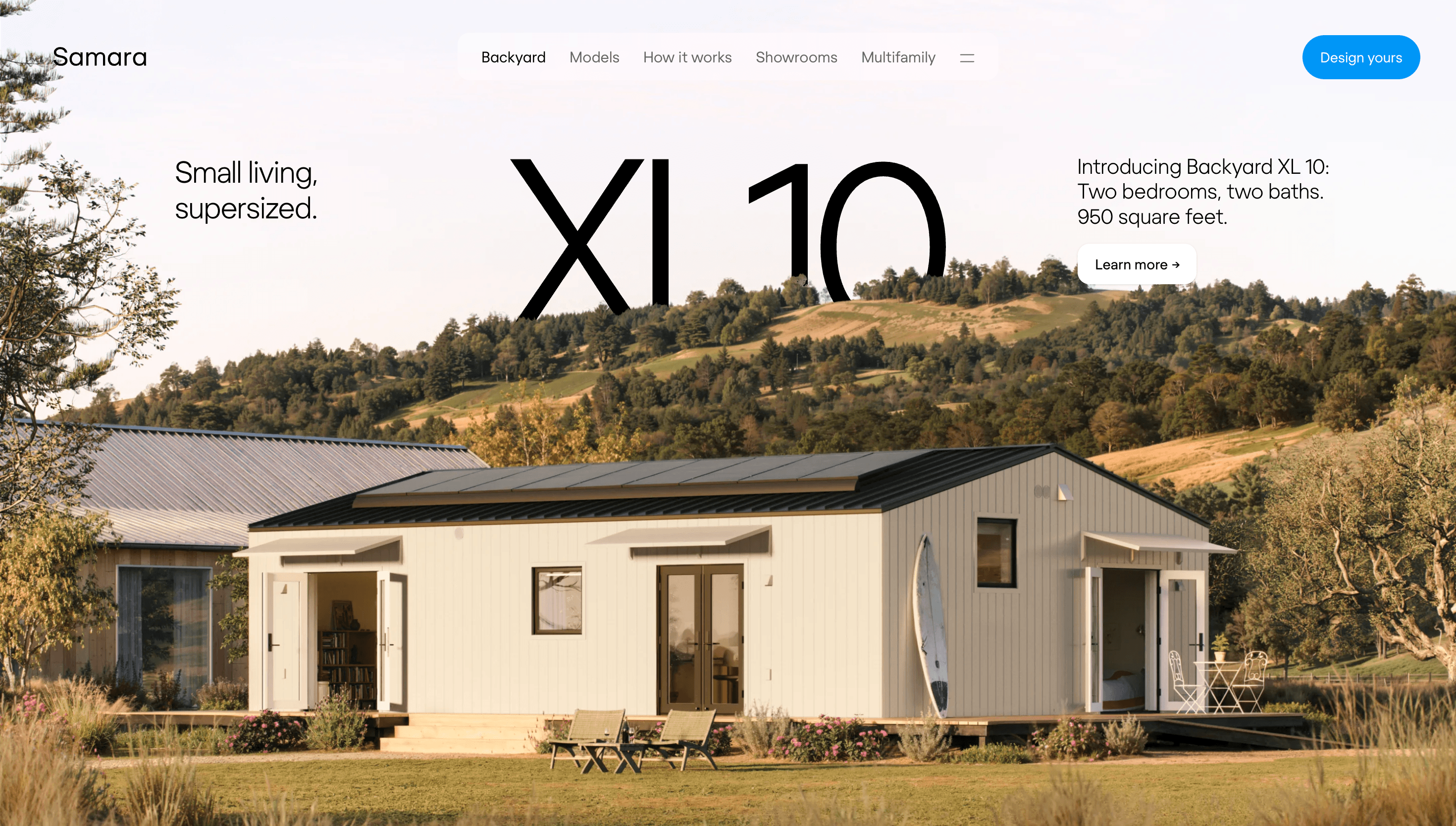 Samara — Real Estate, Startup website design