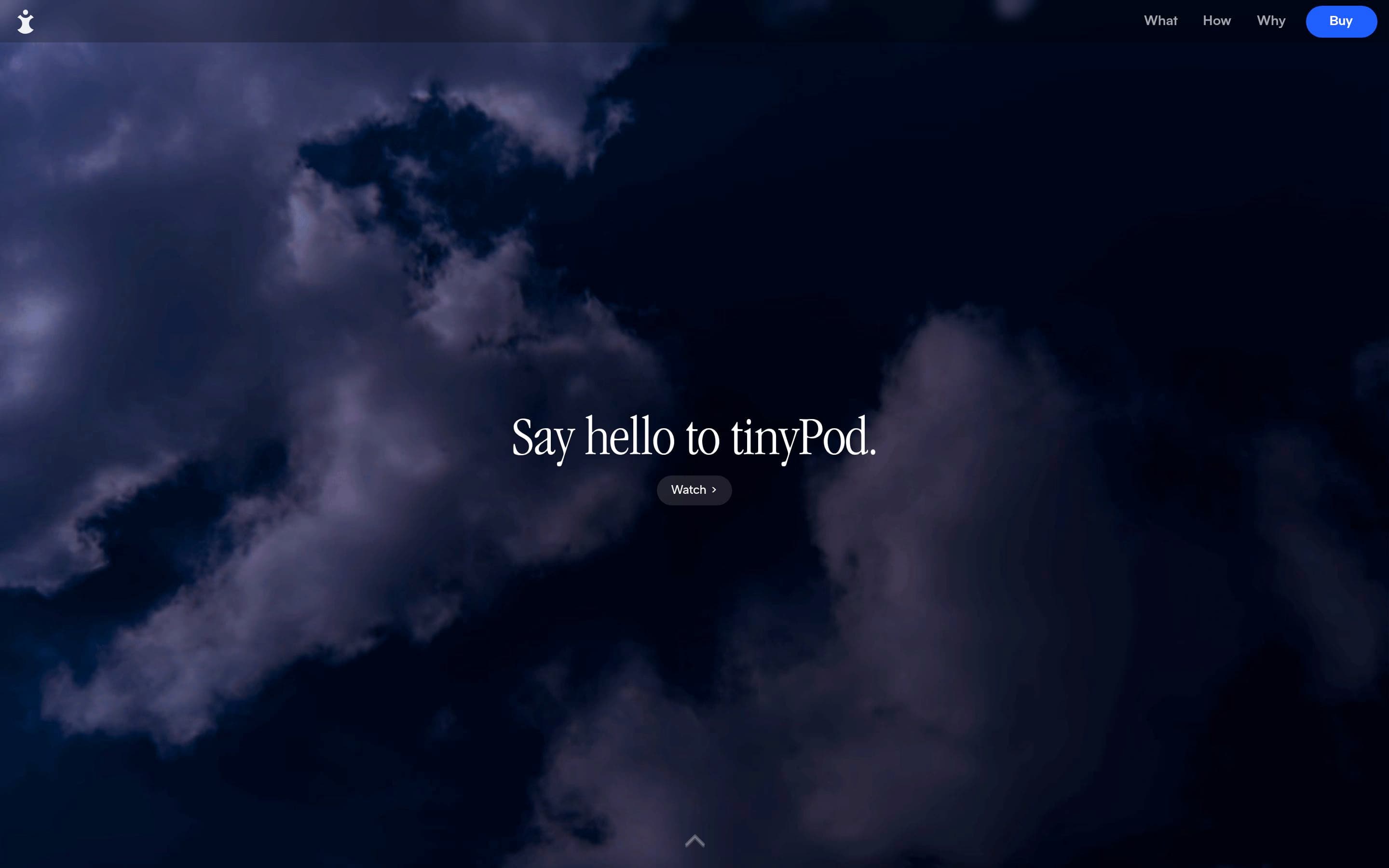 tinyPod — Tech, Product website design