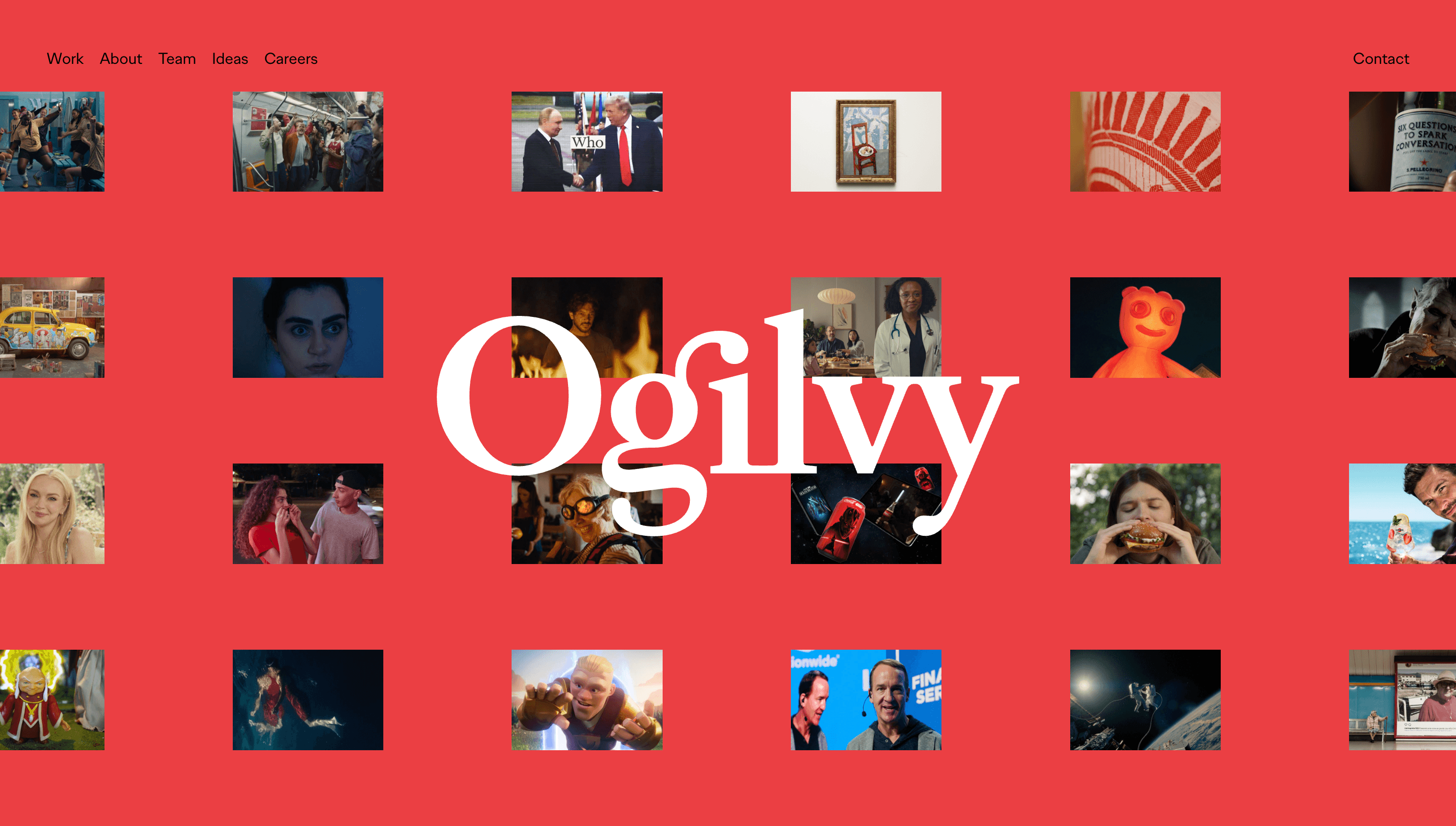 Ogilvy — Agency, Branding website design