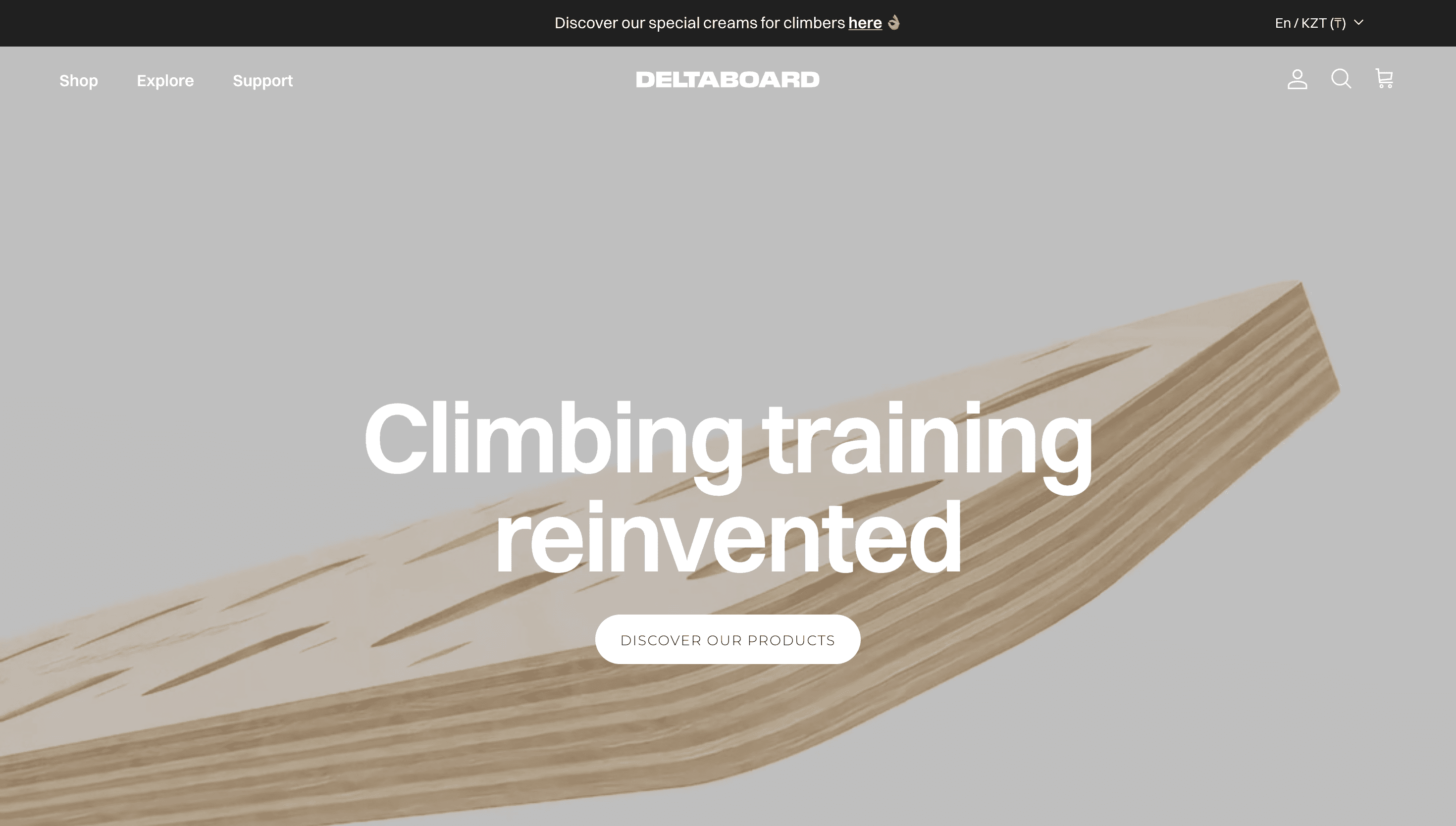 Deltaboard — Health, Habits website design