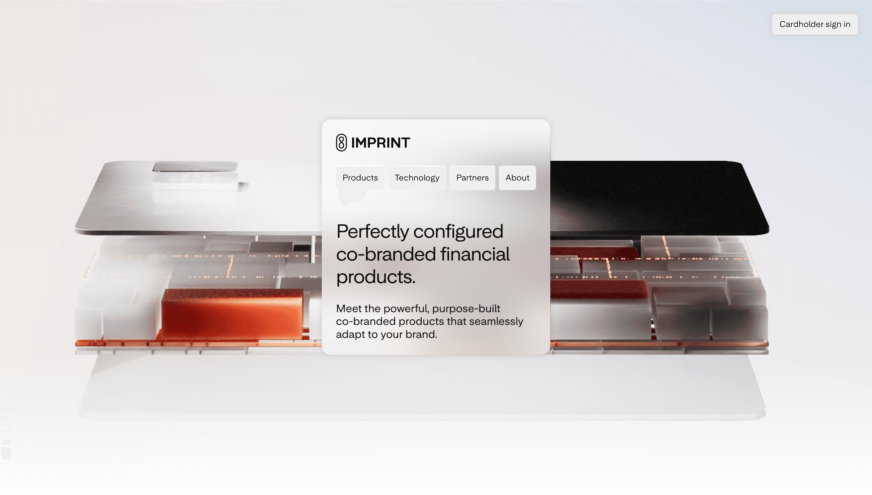 Imprint — Finance, Fintech website design