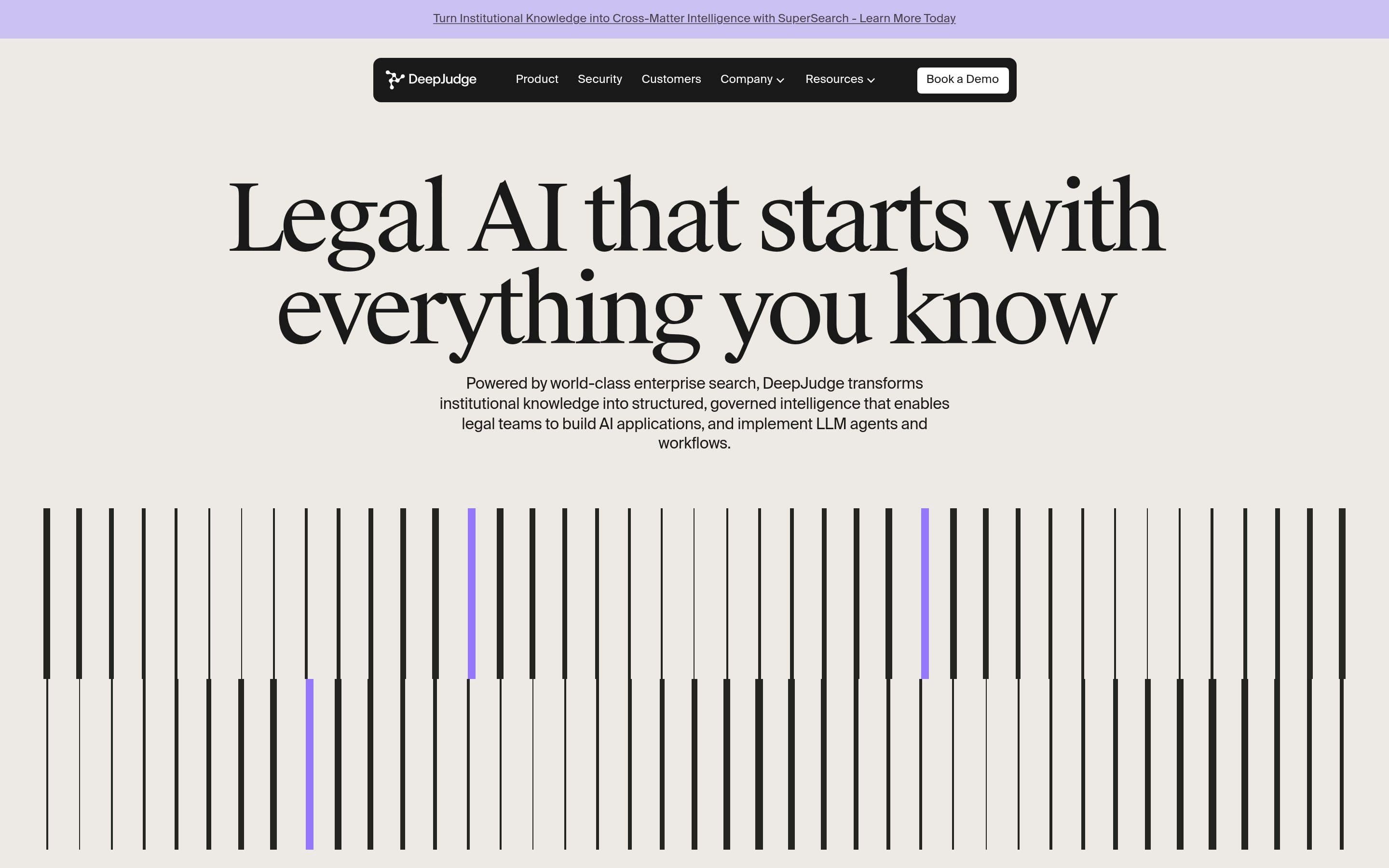 DeepJudge — Tech, SaaS website design