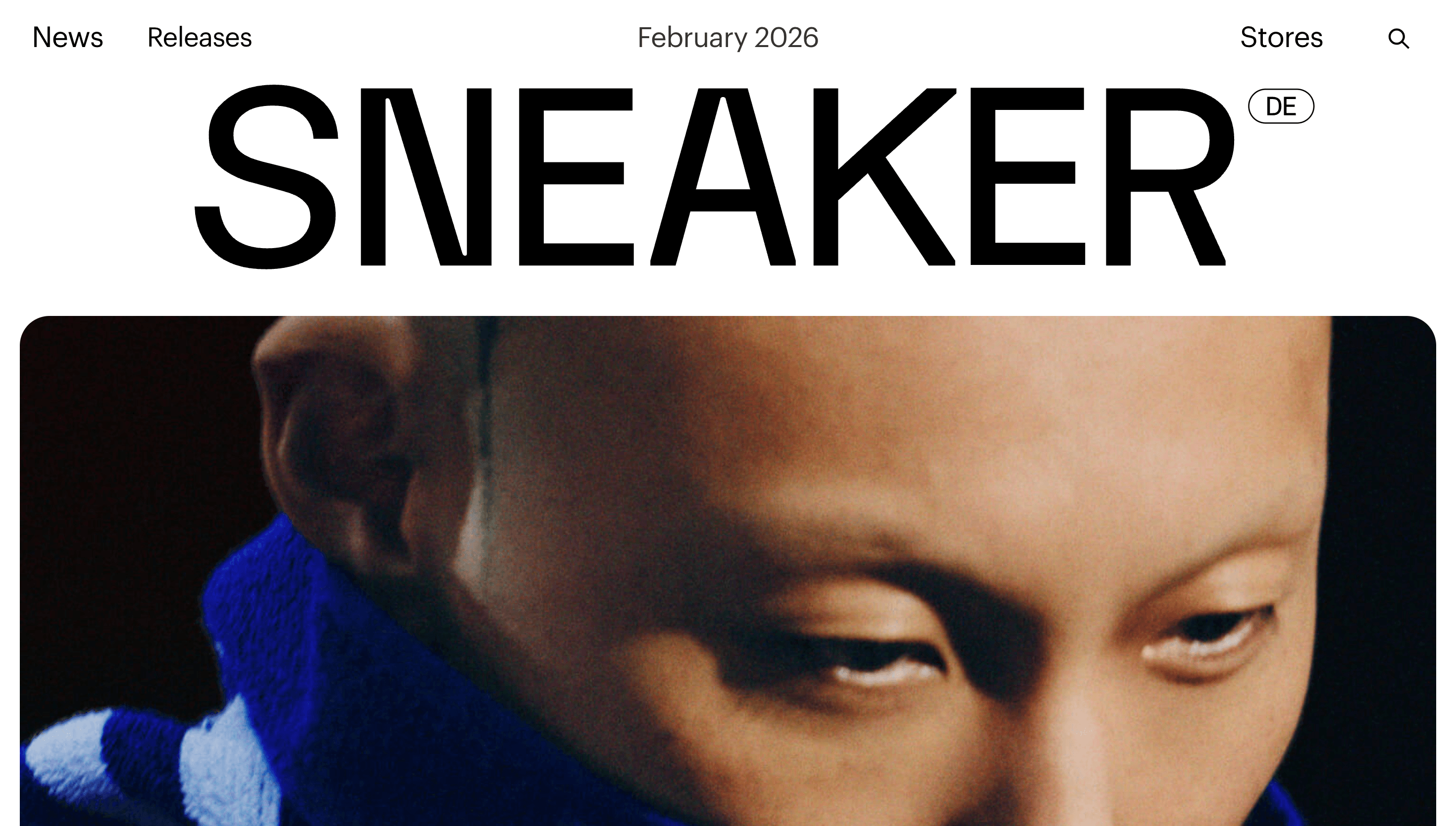 SNEAKER DE — Fashion, Tech website design