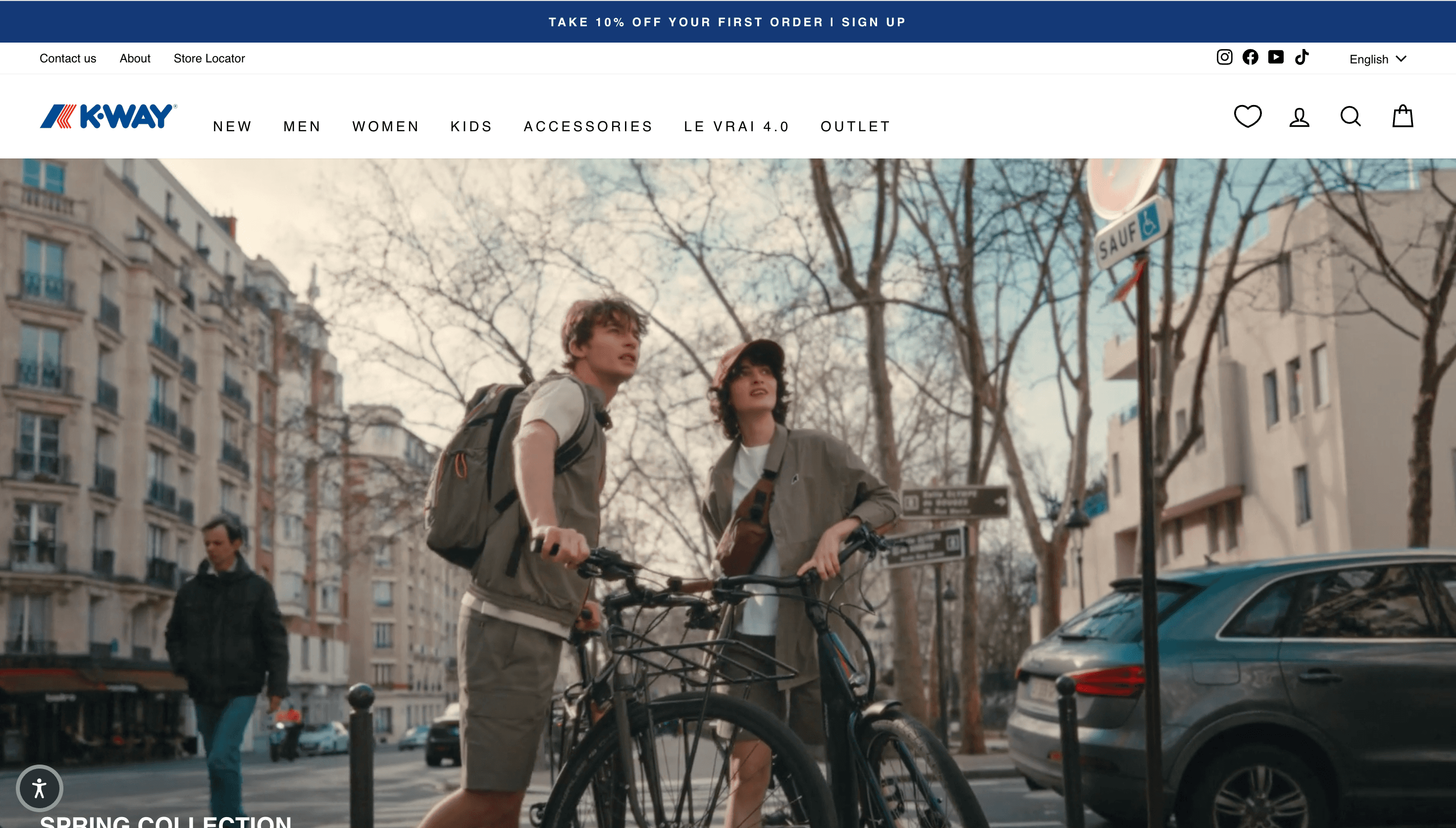 K-Way — Fashion, E-commerce website design