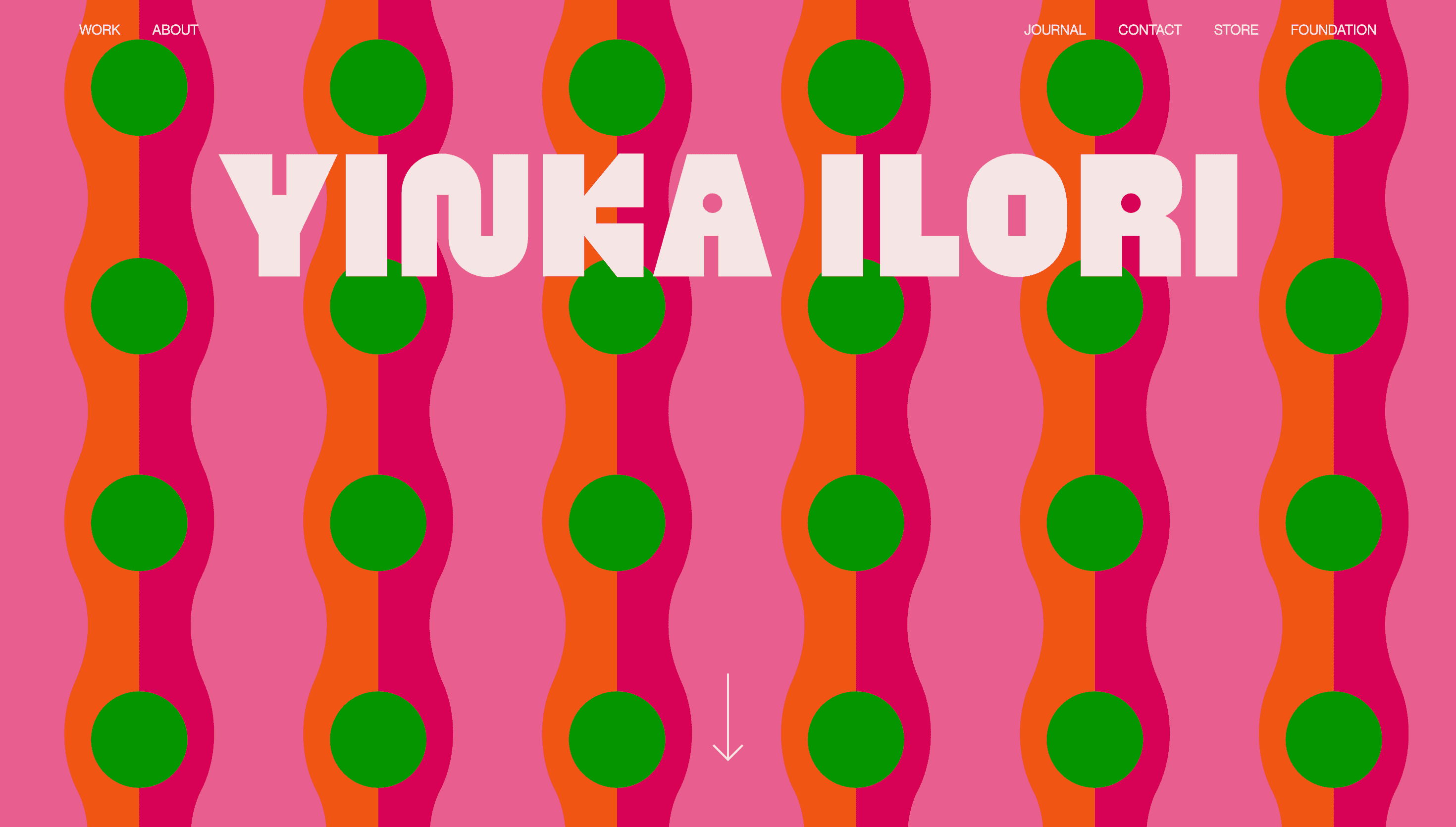 Yinka Ilori Studio — Art, Designer website design