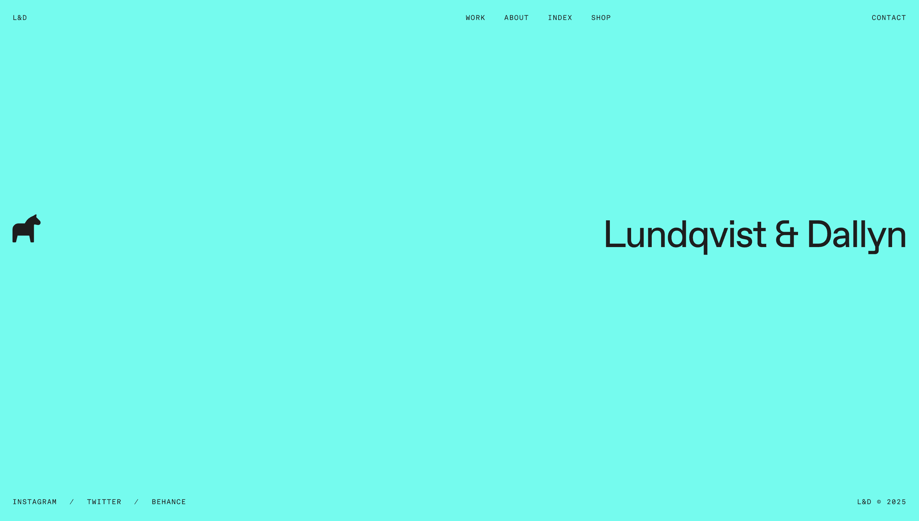 Lundqvist & Dallyn — Agency, Studio website design