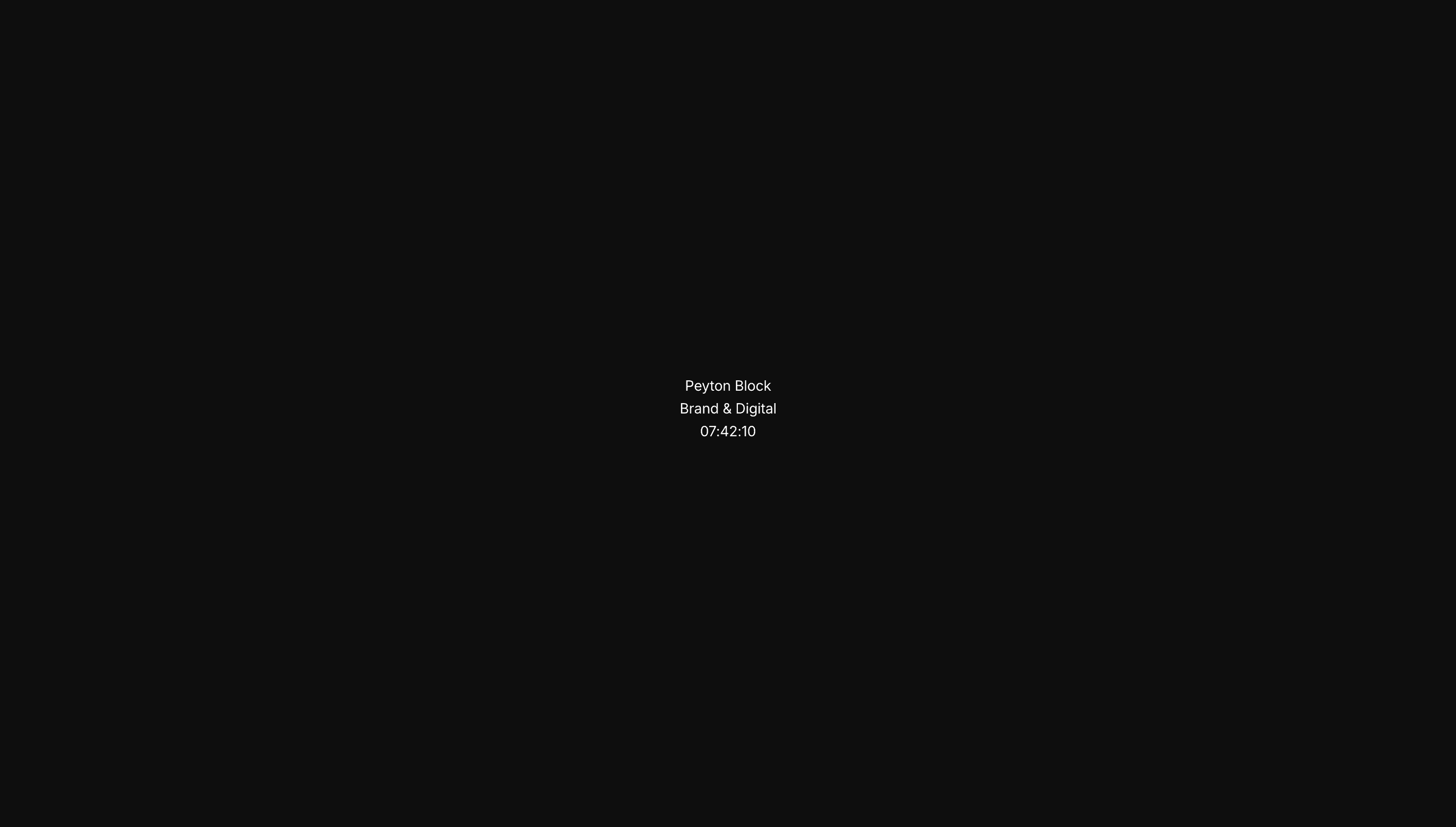 Peyton Block — Designer, Graphic Designer website design