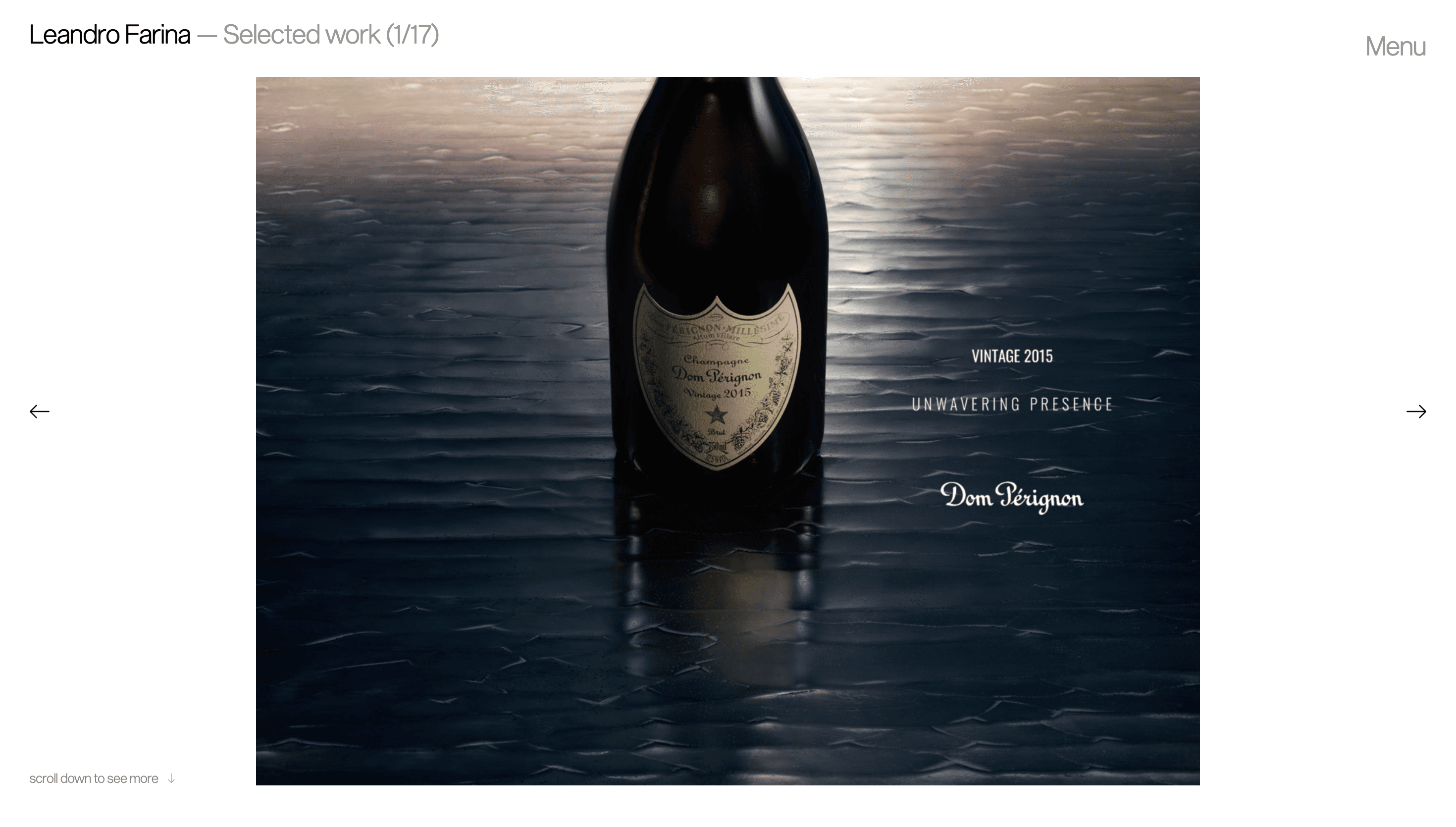 Leandro Farina — Personal, Portfolio website design