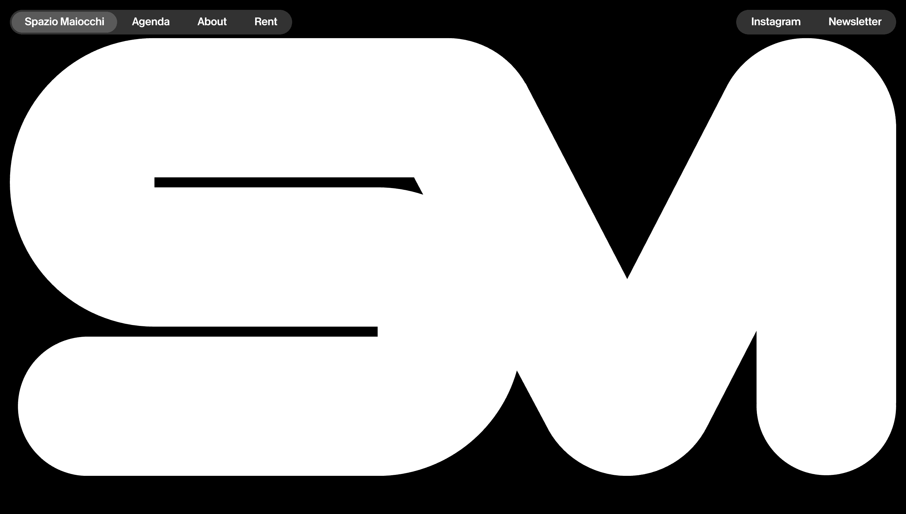 Spazio Maiocchi — Art, Culture website design