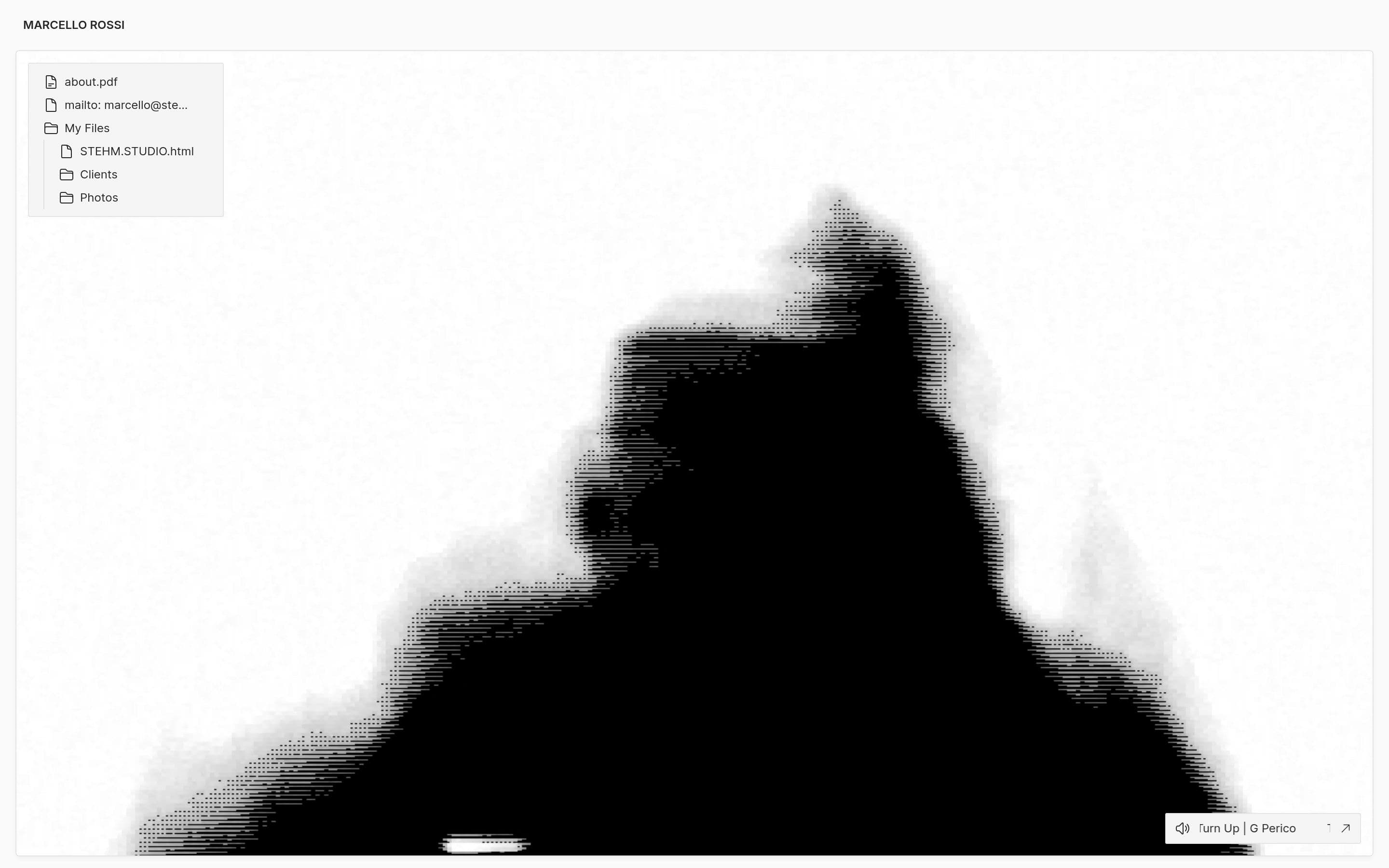 Marcello Rossi — Designer, Portfolio website design