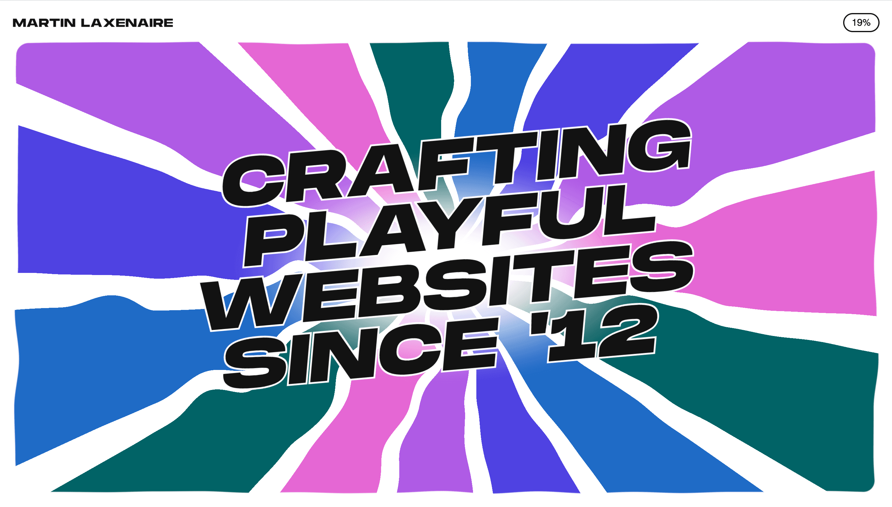 Martin Laxenaire — Developer, Interactive website design