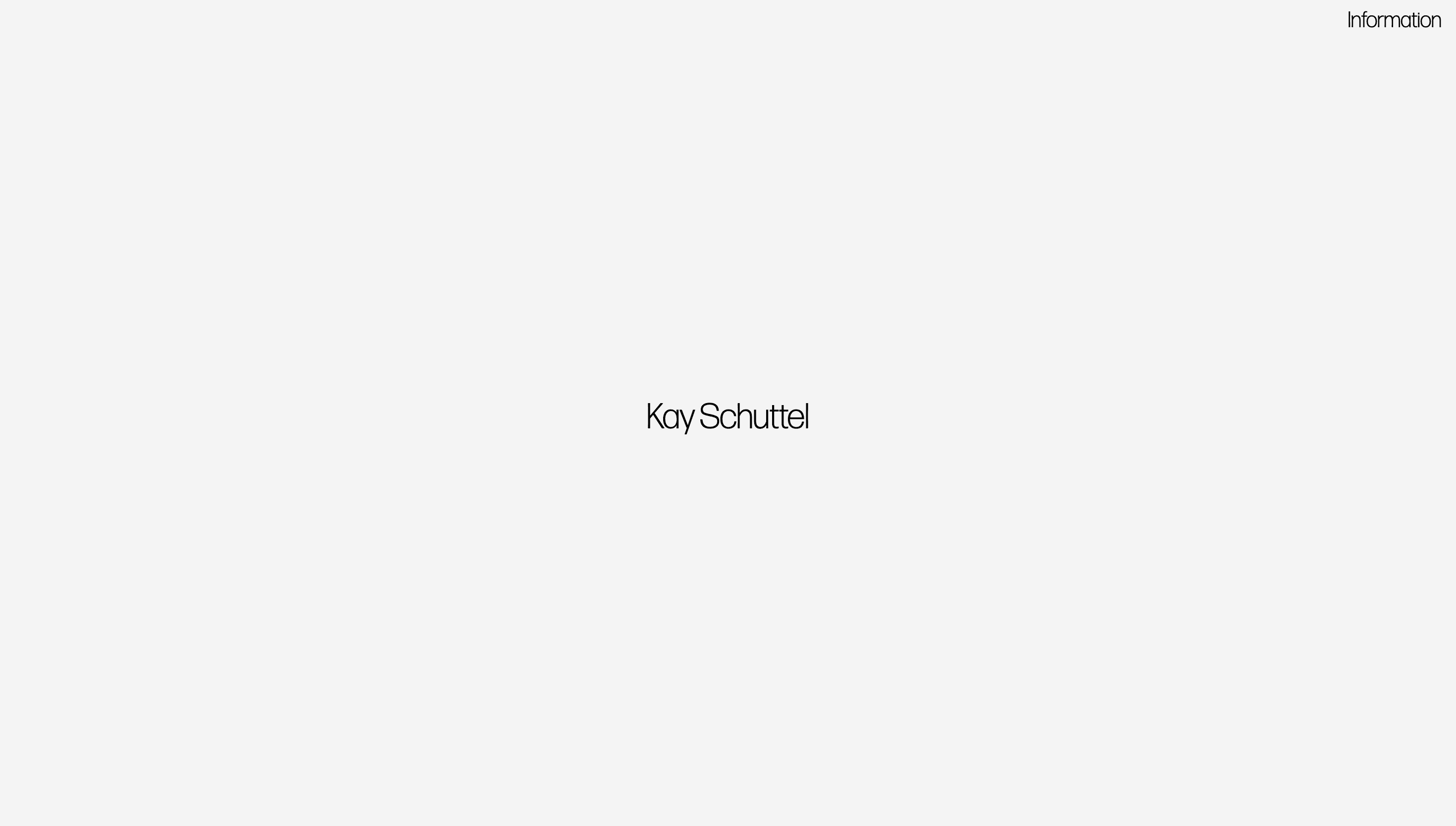 Kay Schuttel — Designer, Portfolio website design