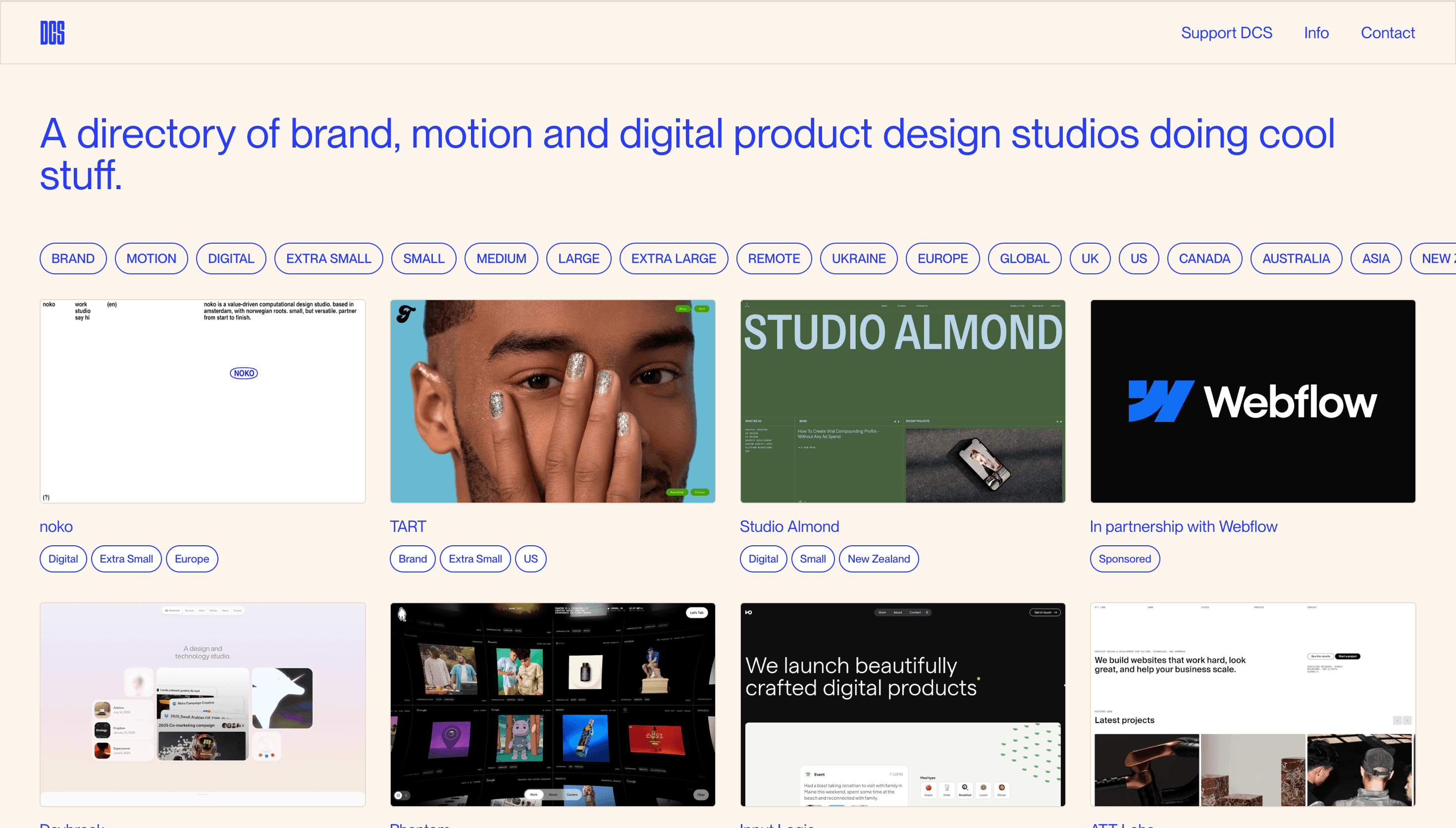 DoingCoolStuff — Animation, Motion website design