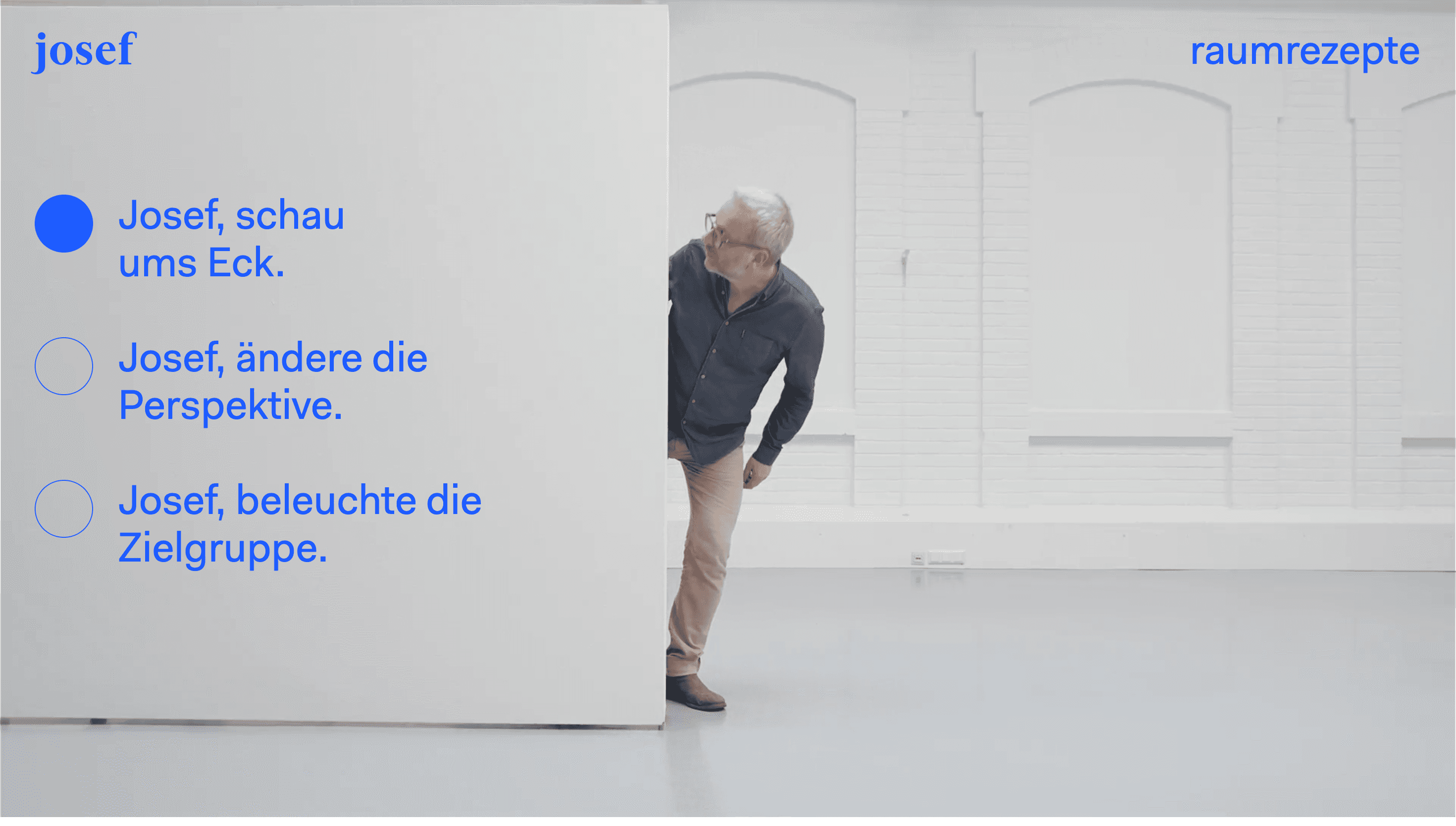 josef - raumrezepte — Real Estate, Corporate website design