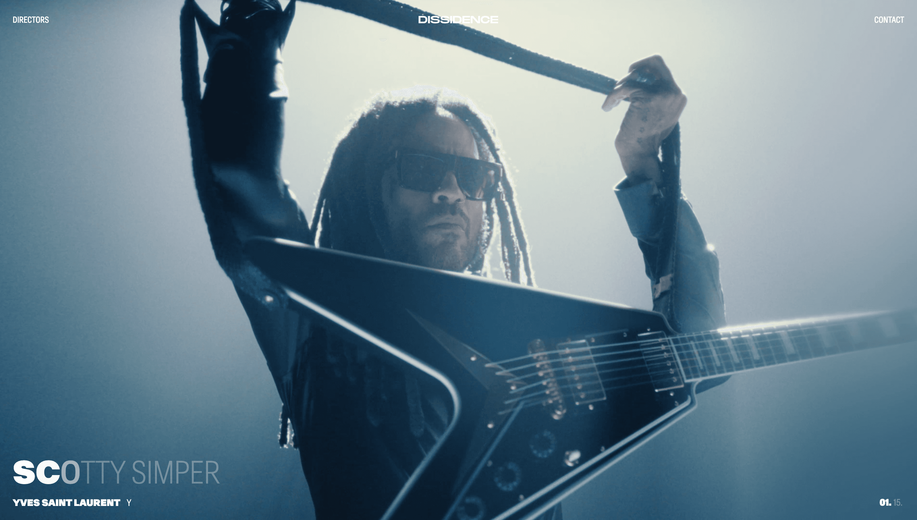 Dissidence — Agency, Studio website design