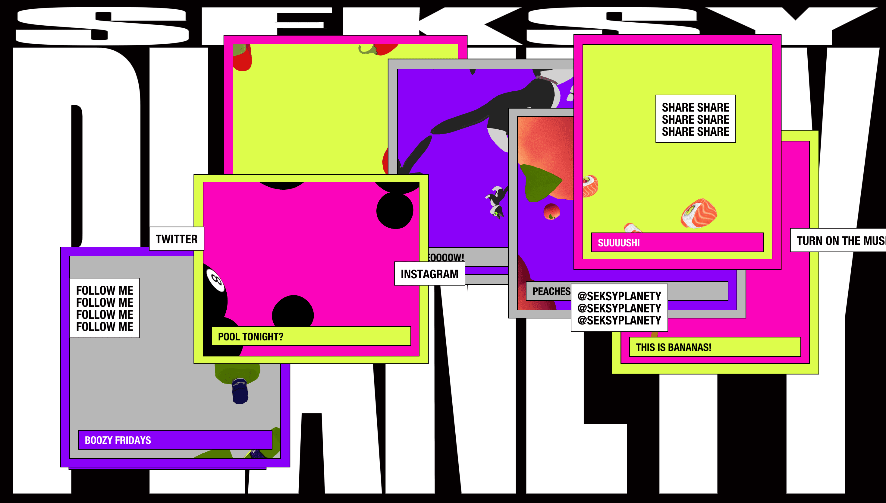 Seksy Planety — Web, Developer website design