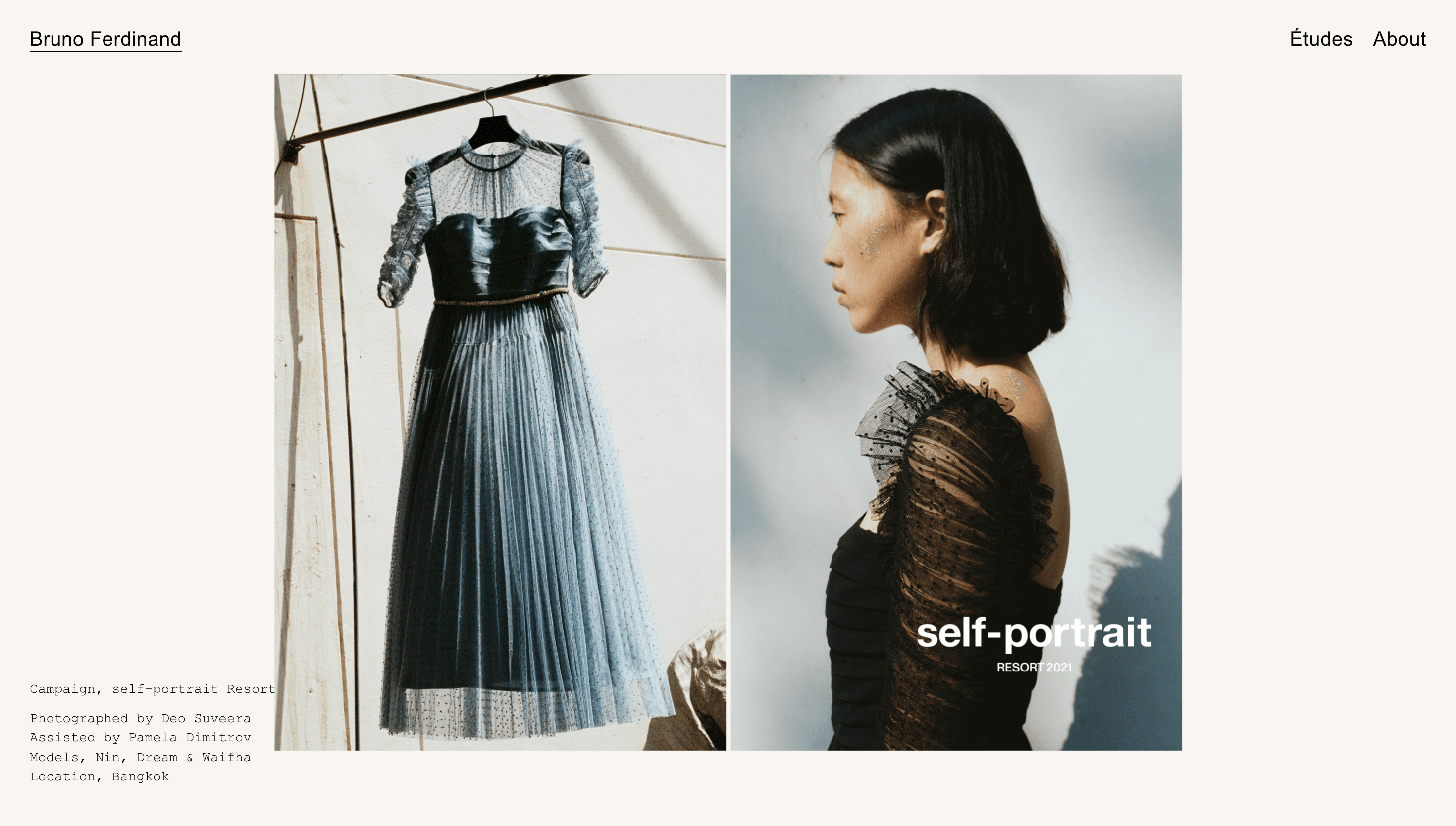 Bruno Ferdinand — Animation, Motion website design