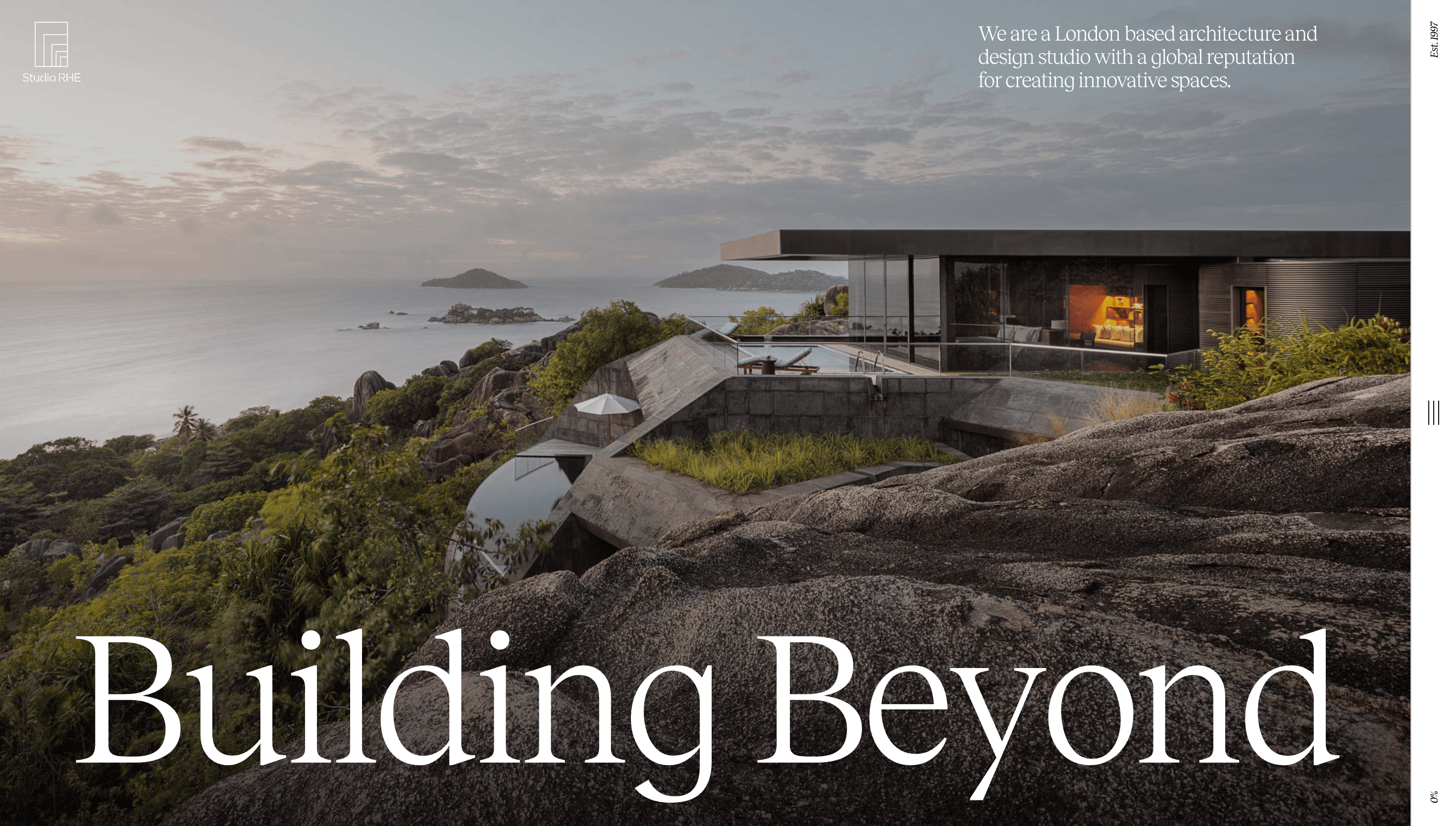 Studio RHE — Agency, Studio website design