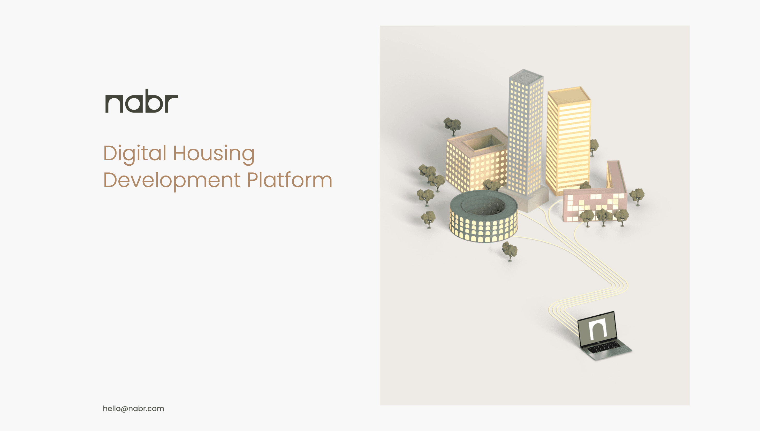 nabr — Interactive, Modern website design