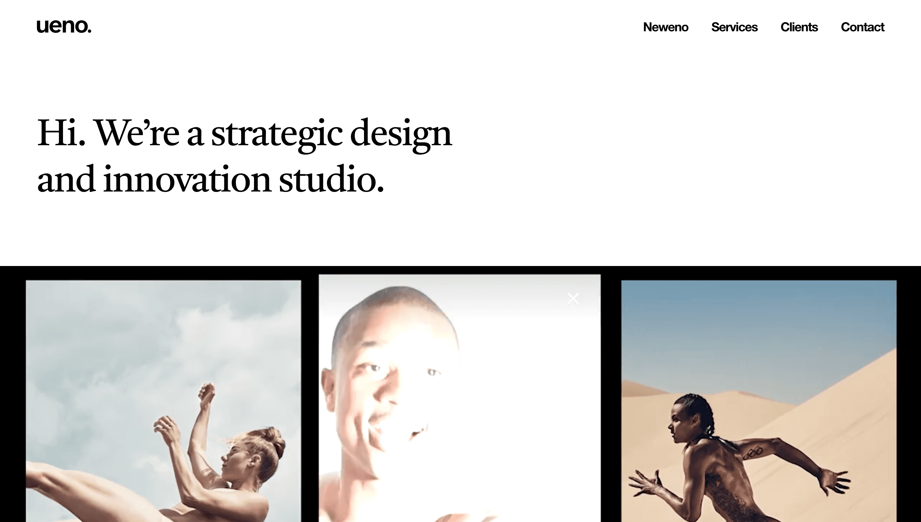 Ueno. — Agency, Branding website design