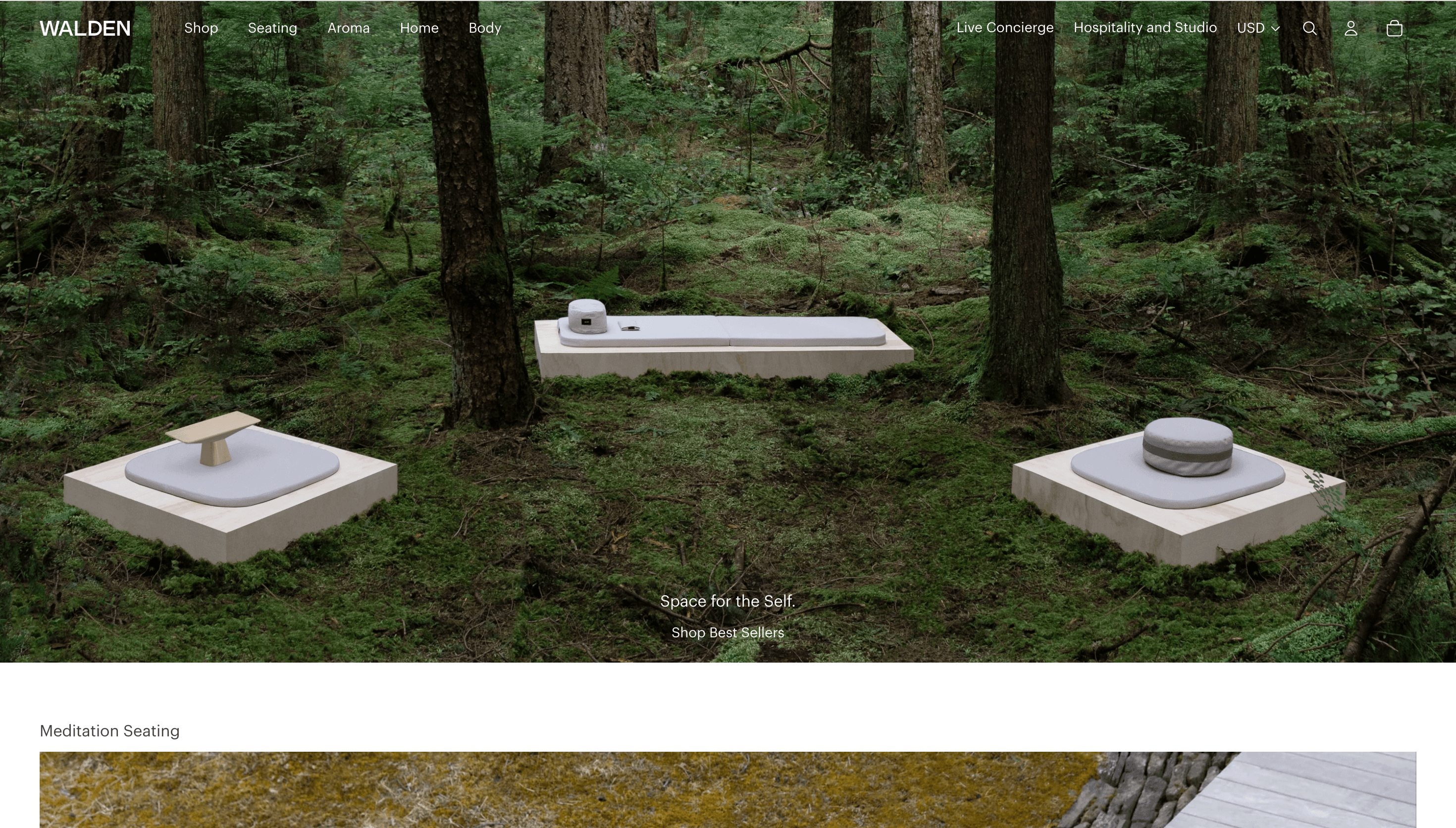 Walden — Health, Product website design