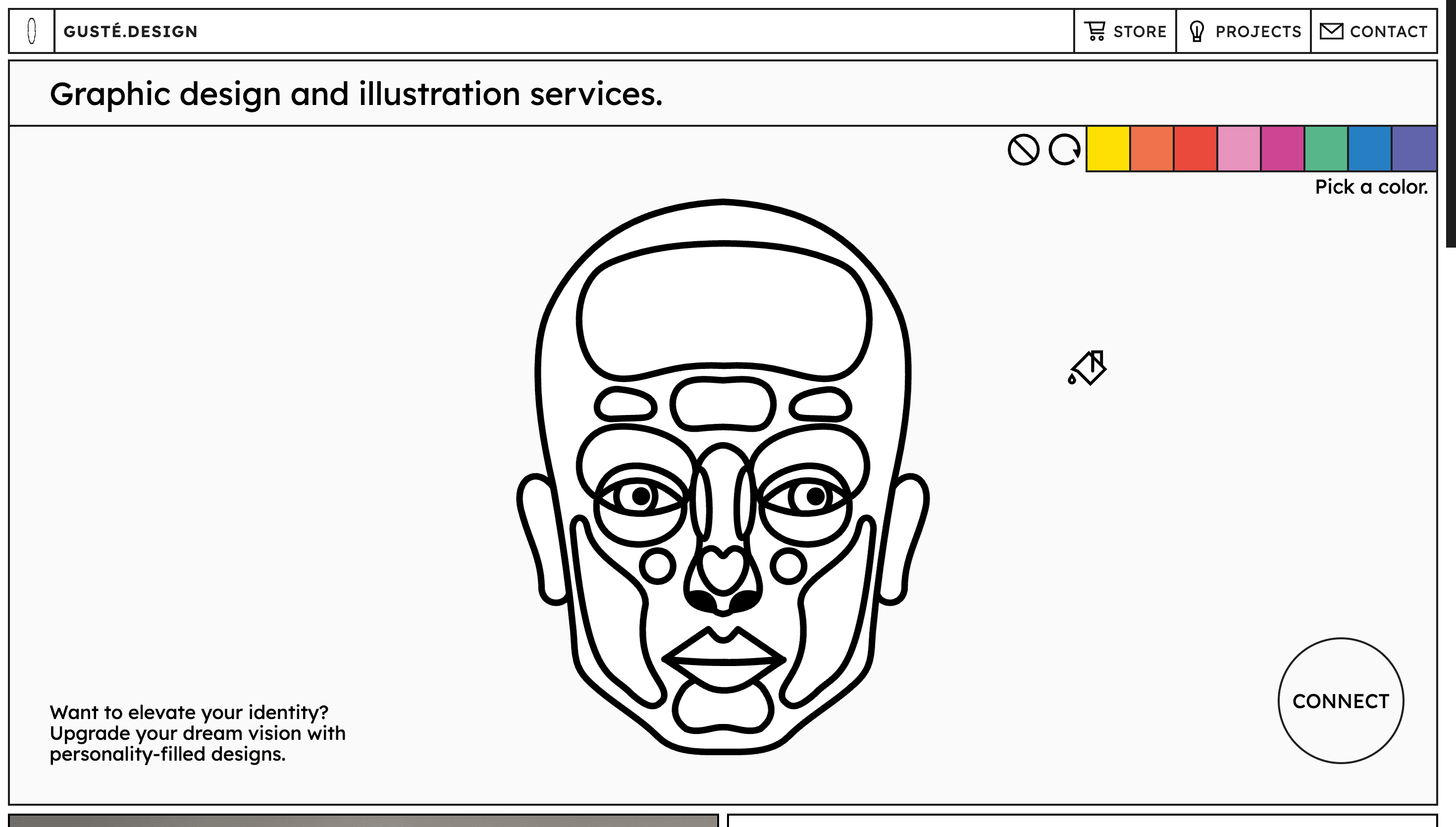 GUSTÉ.DESIGN — Designer, Art website design
