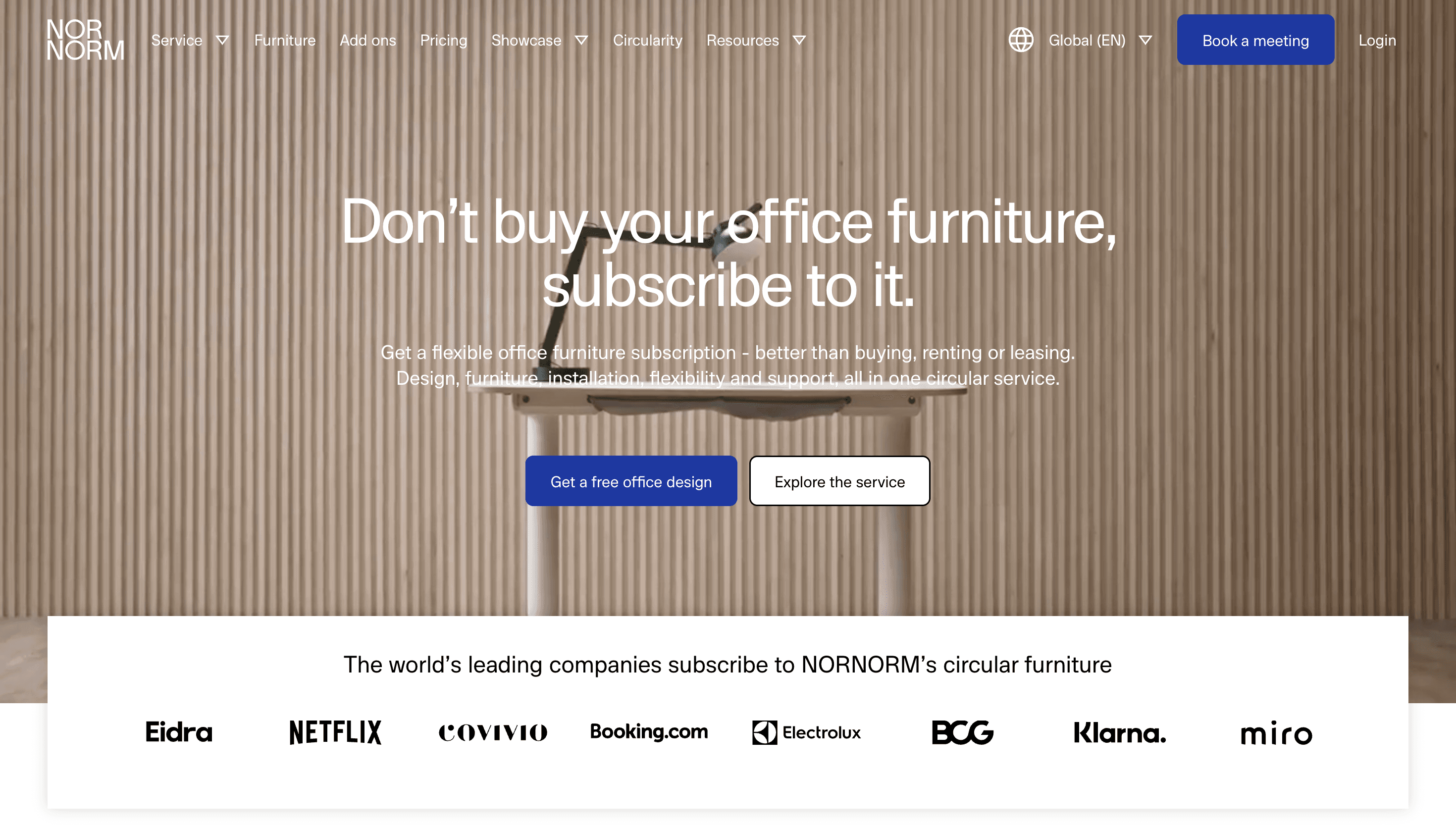 NORNORM — SaaS, Corporate website design
