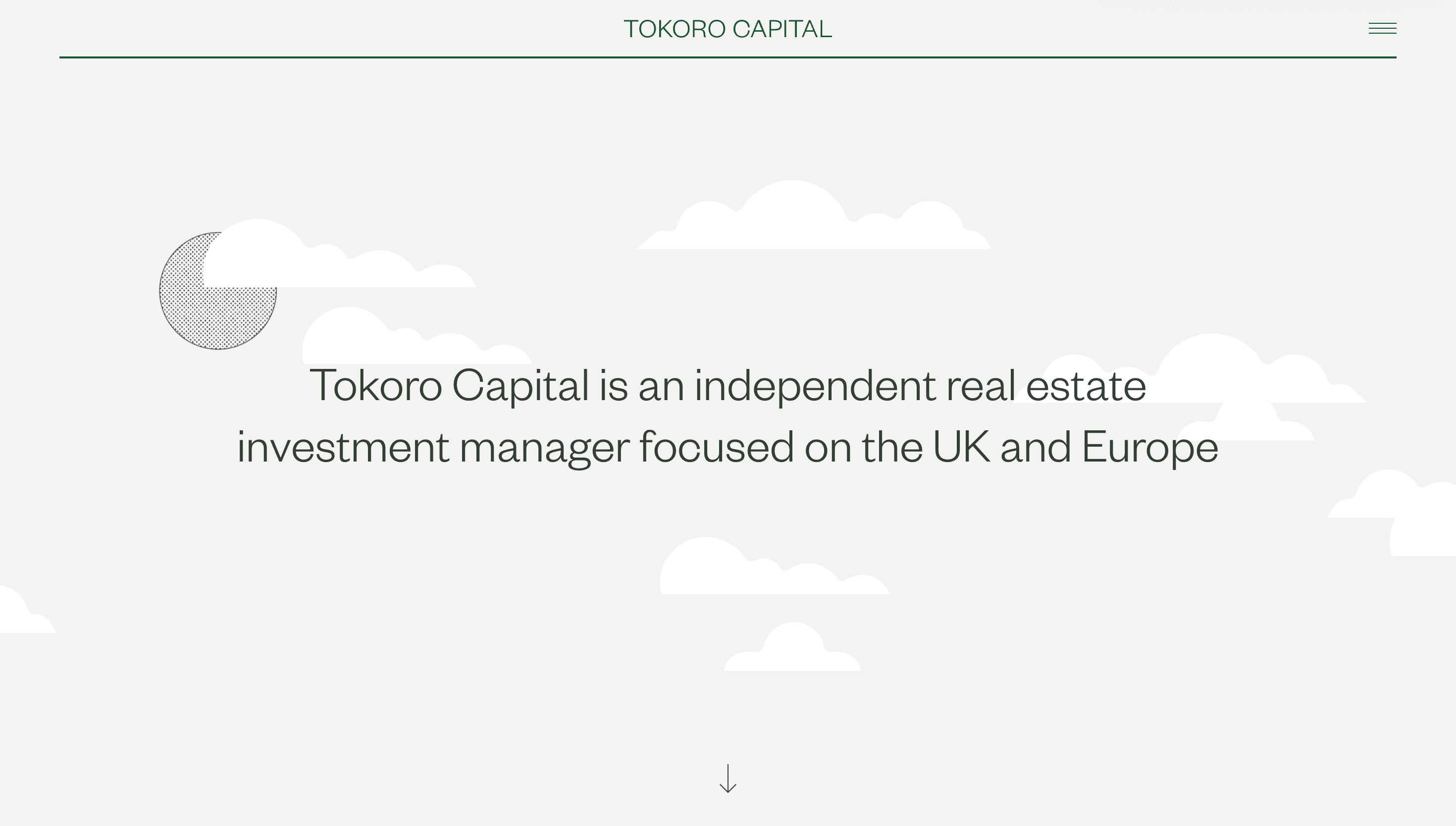 Tokoro Capital — Real Estate, Finance website design