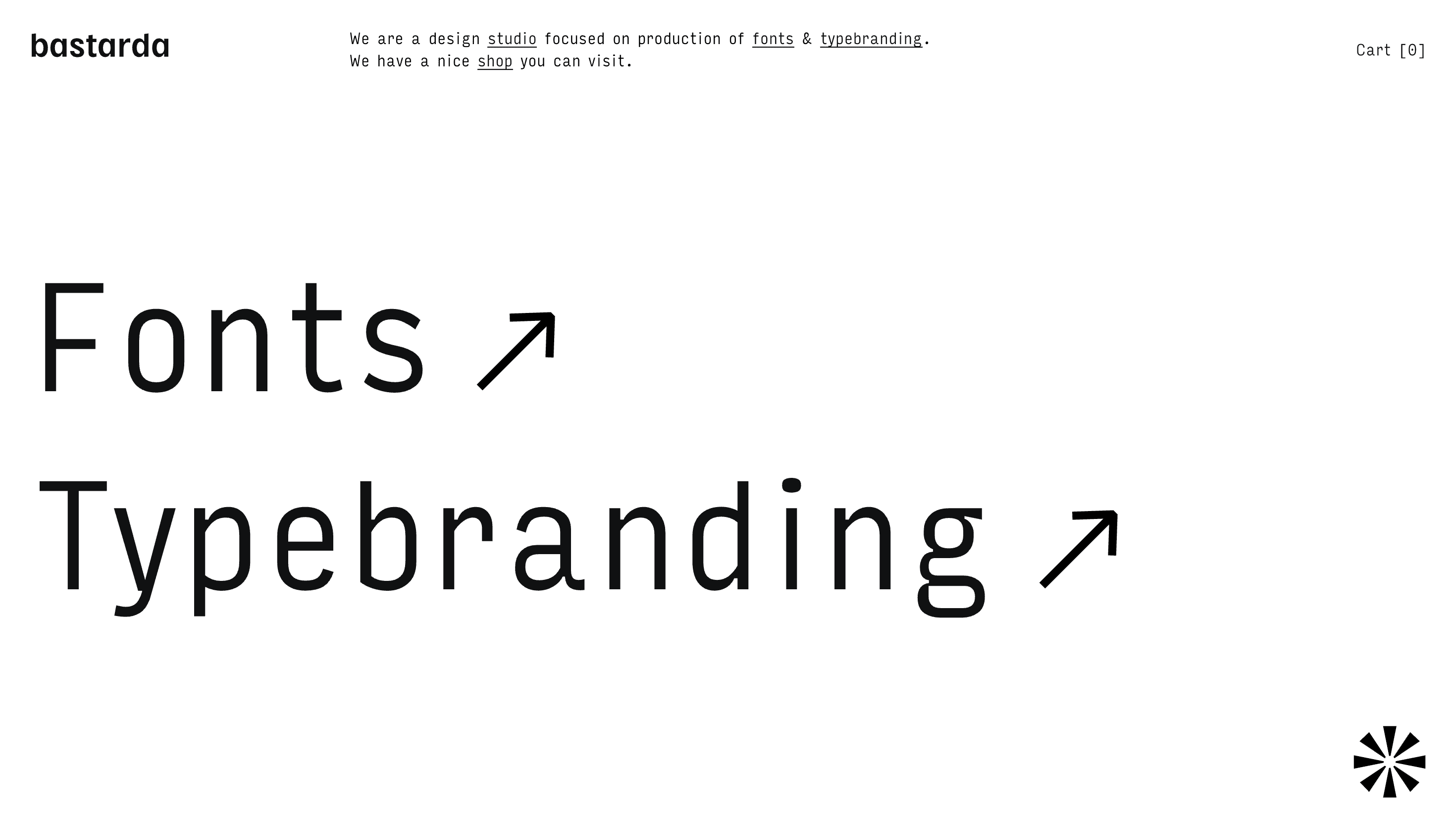 Bastarda — Fonts, Typography website design