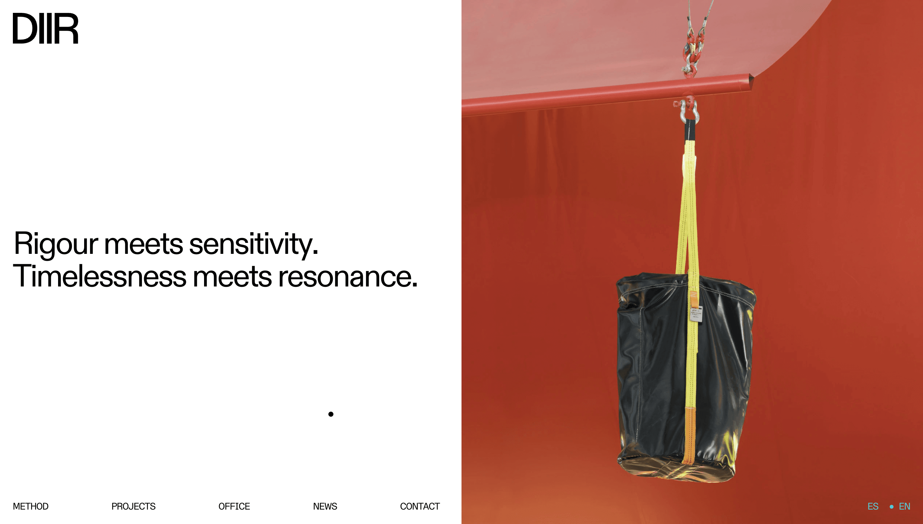 DIIR — Studio, Designer website design