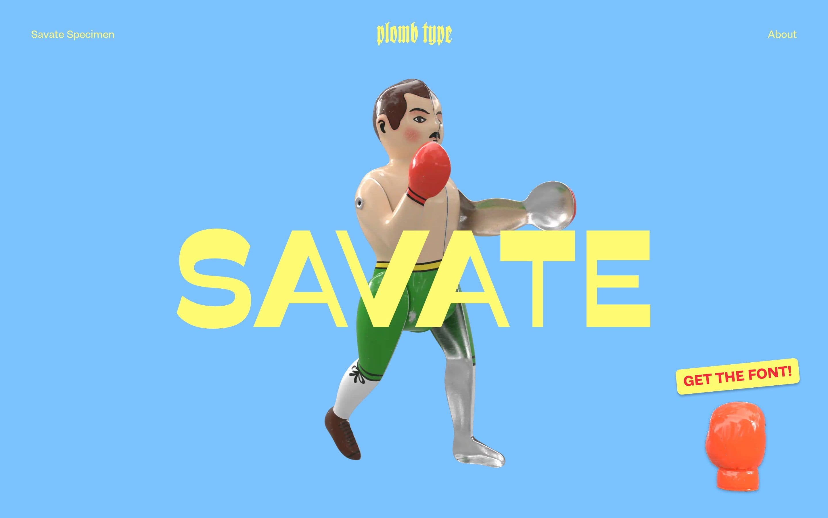 Savate Specimen — Plomb Type — Fonts, Typography website design