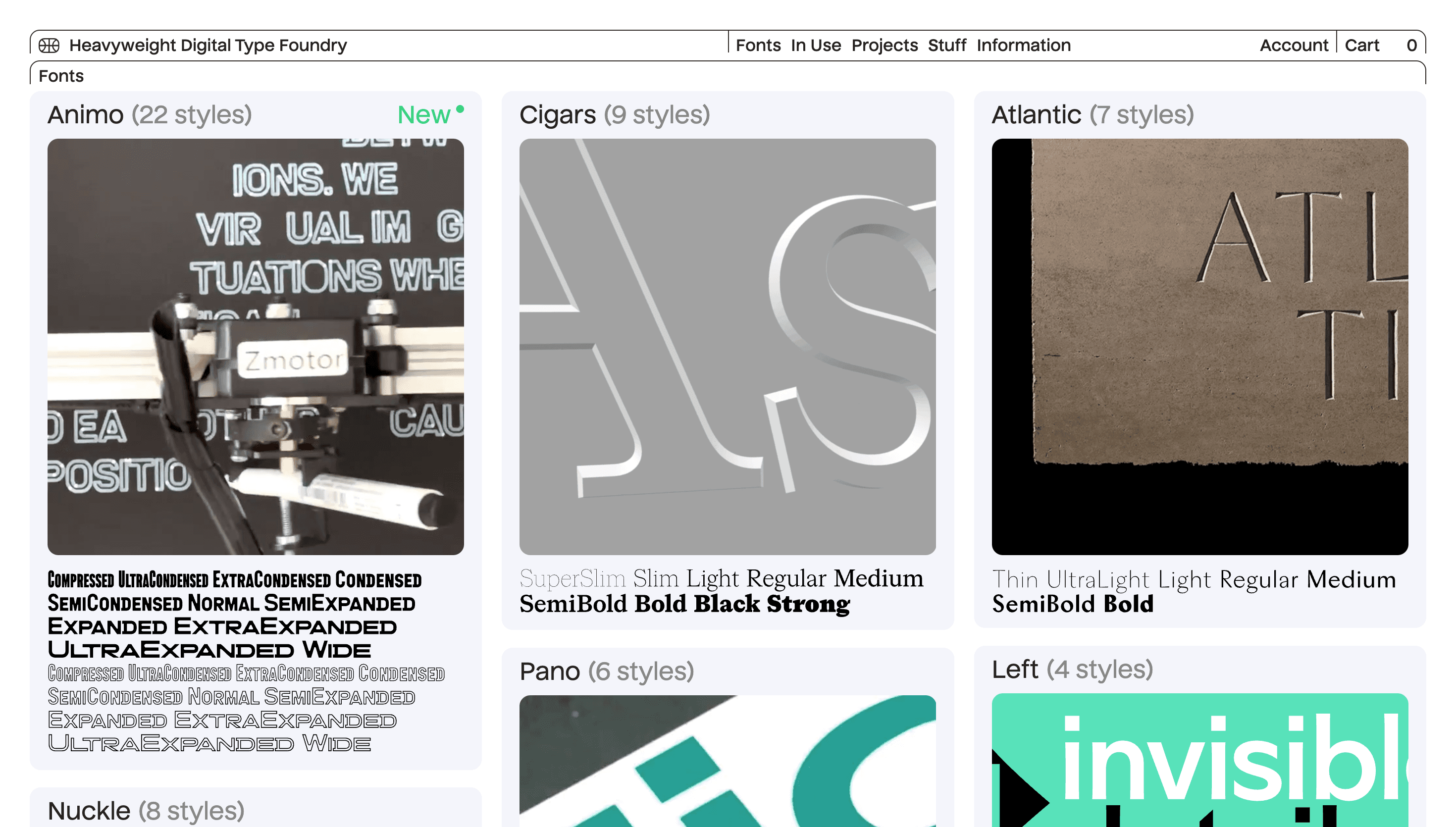 Heavyweight — Fonts, Typography website design