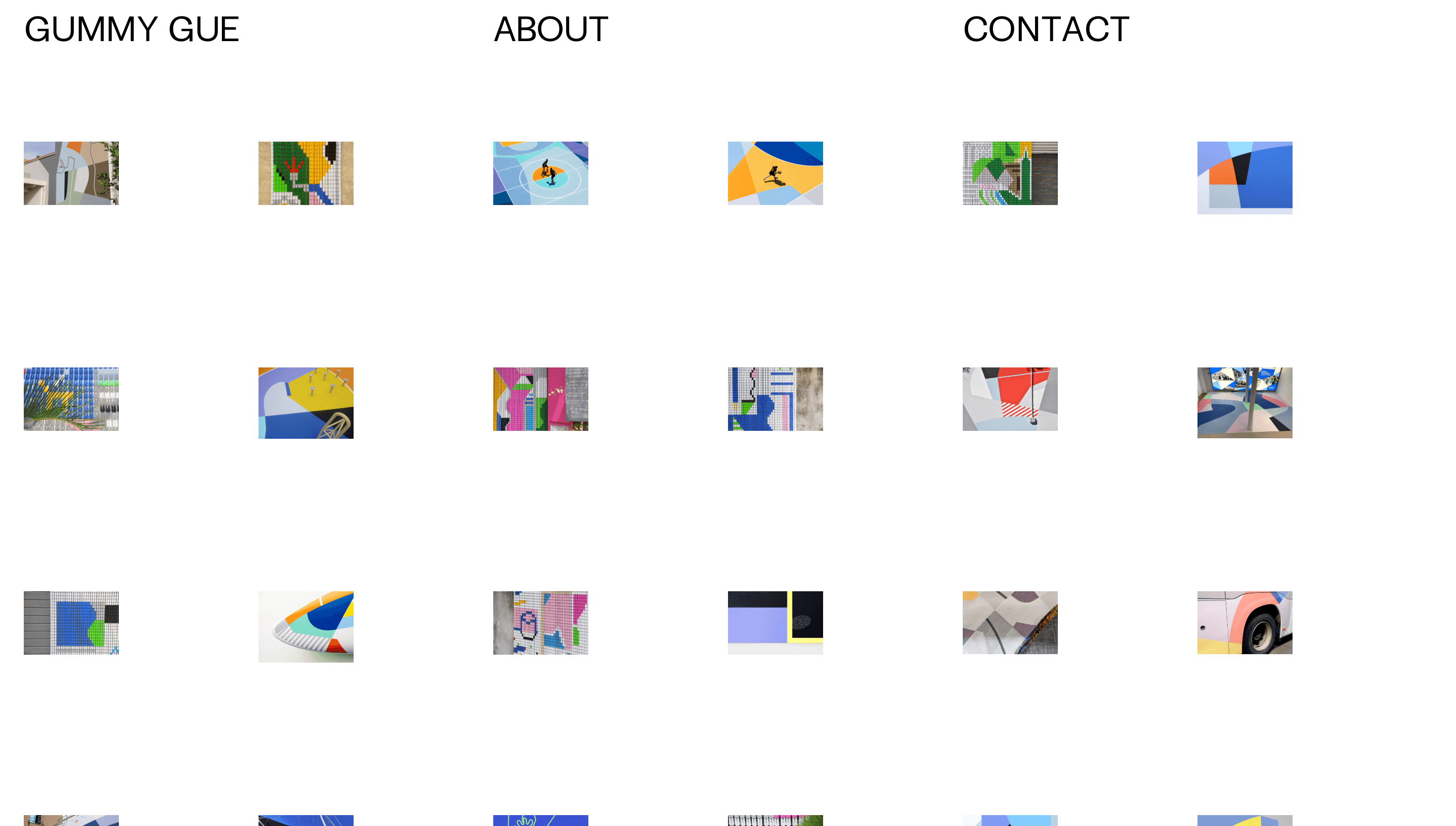 Gummy Gue — Motion, Interactive website design