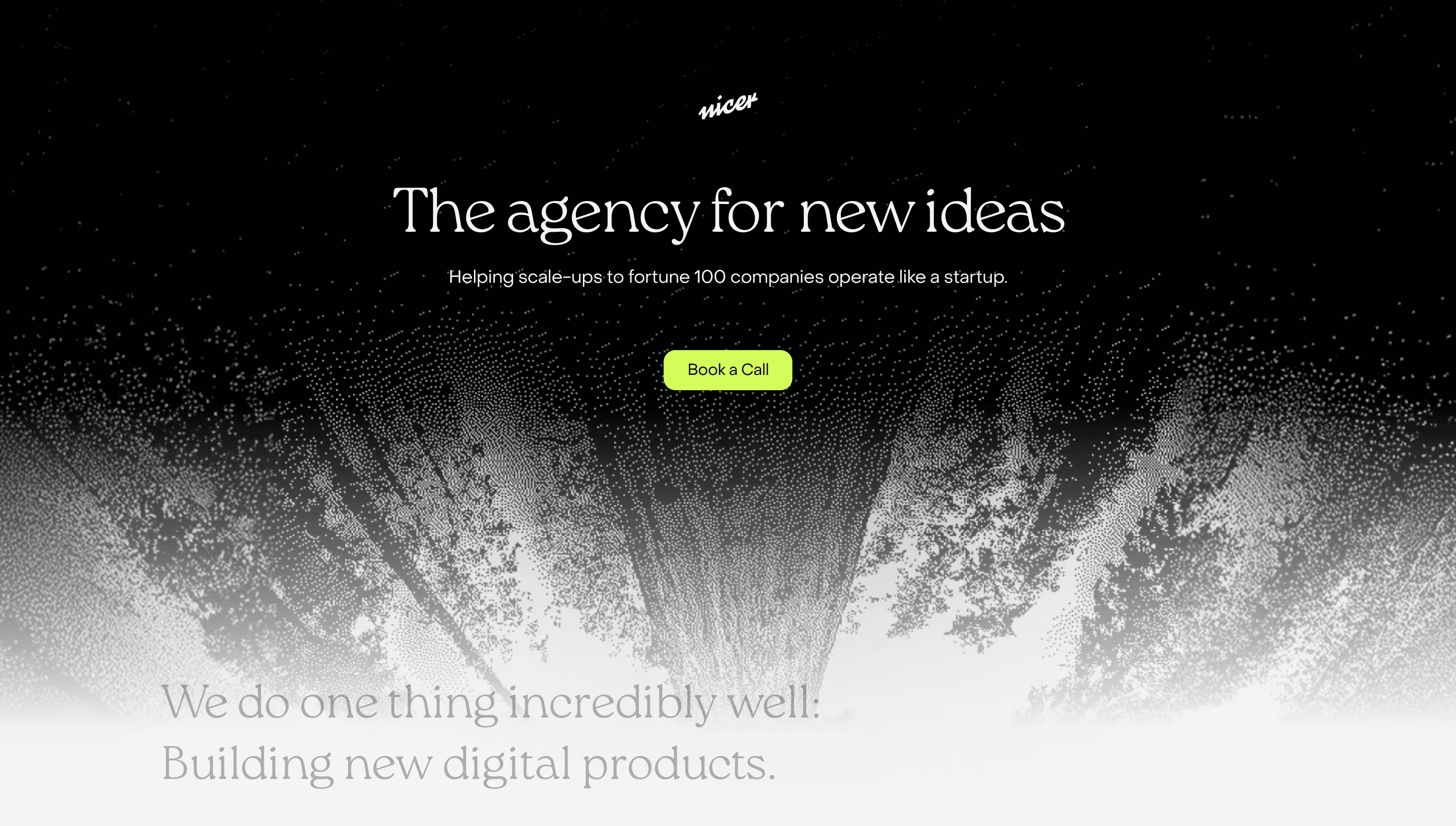 Nicer Studio — Agency, Studio website design
