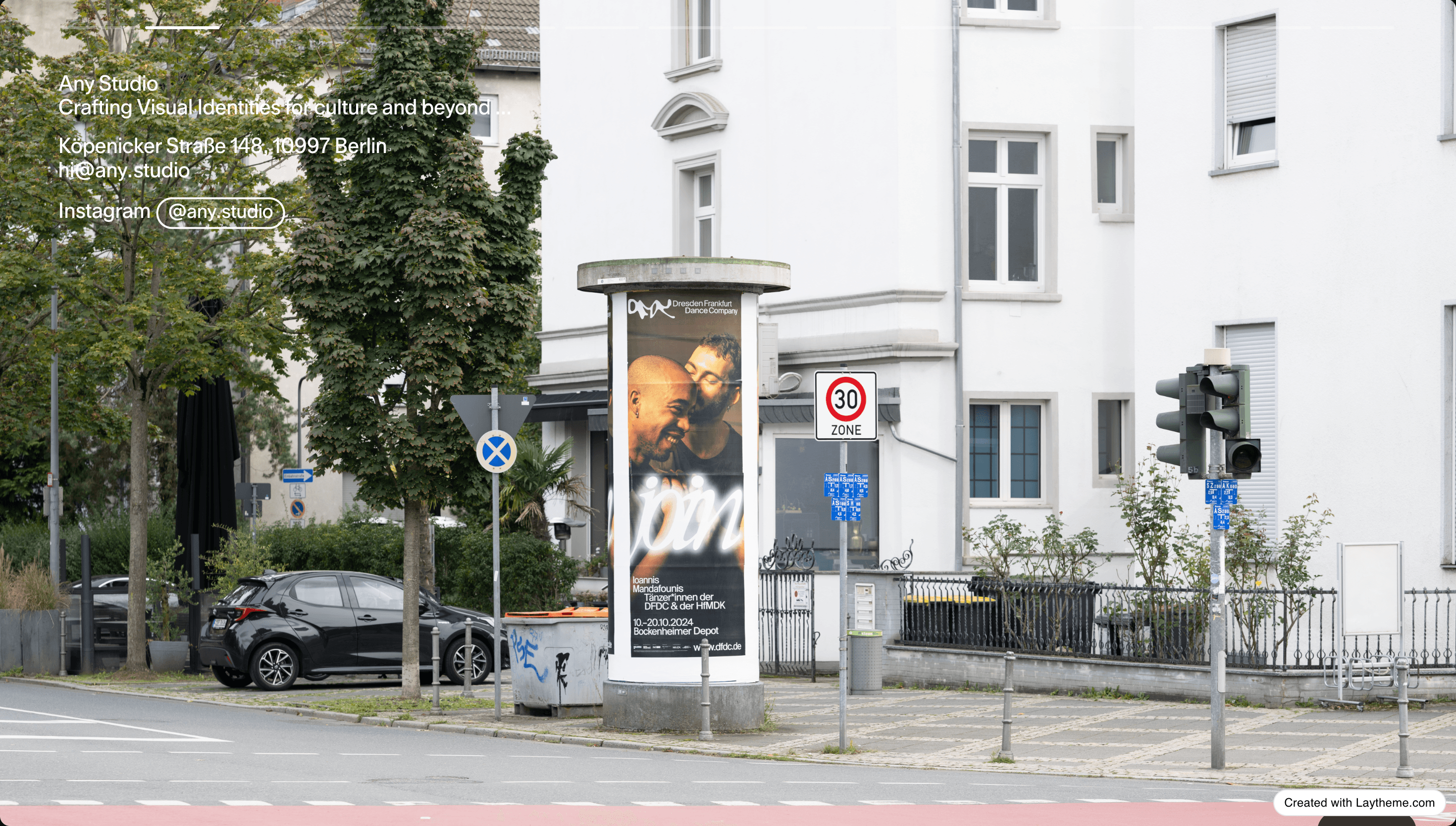 Any Studio — Agency, Studio website design