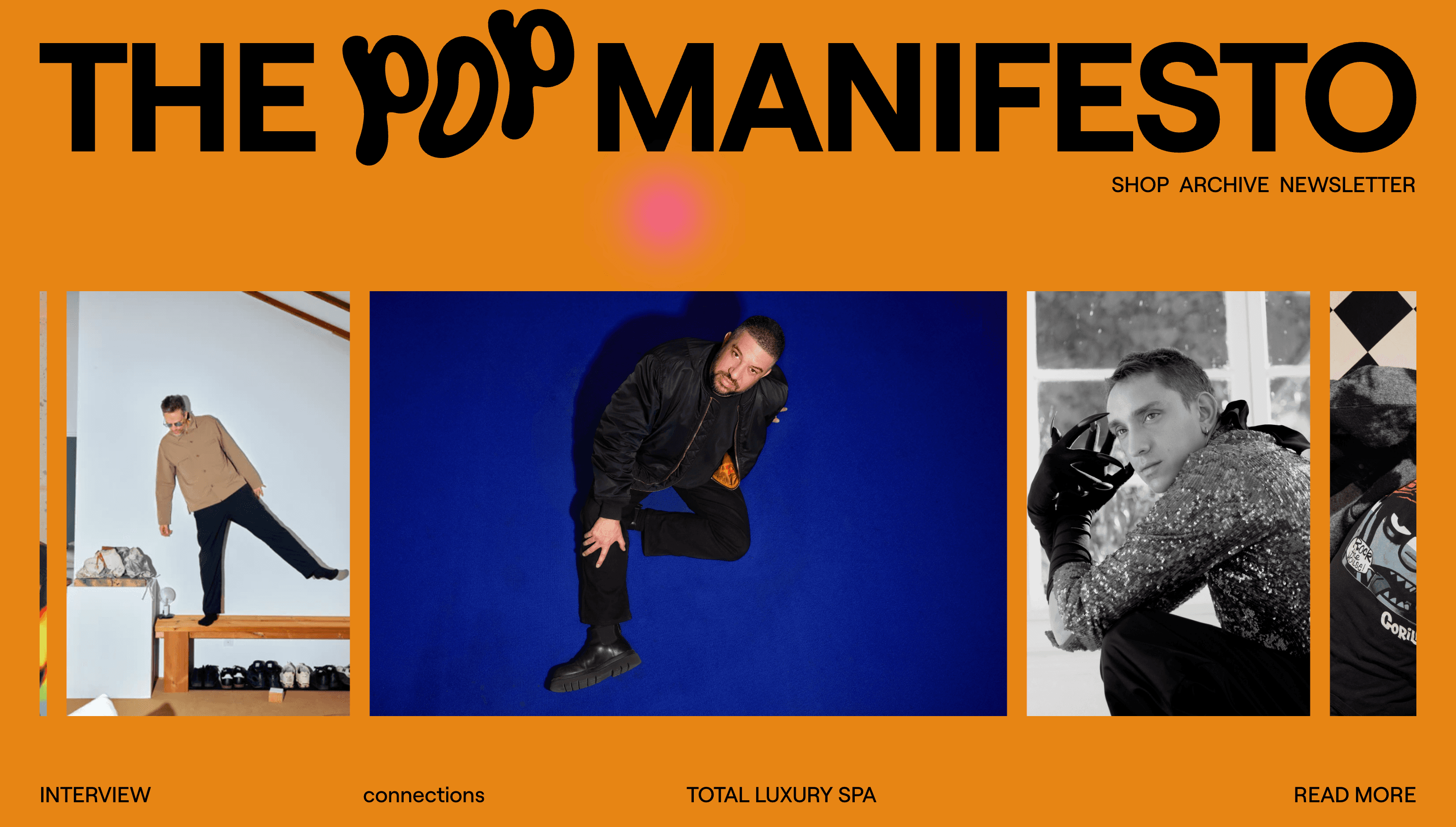 The Pop Manifesto — Animation, Motion website design