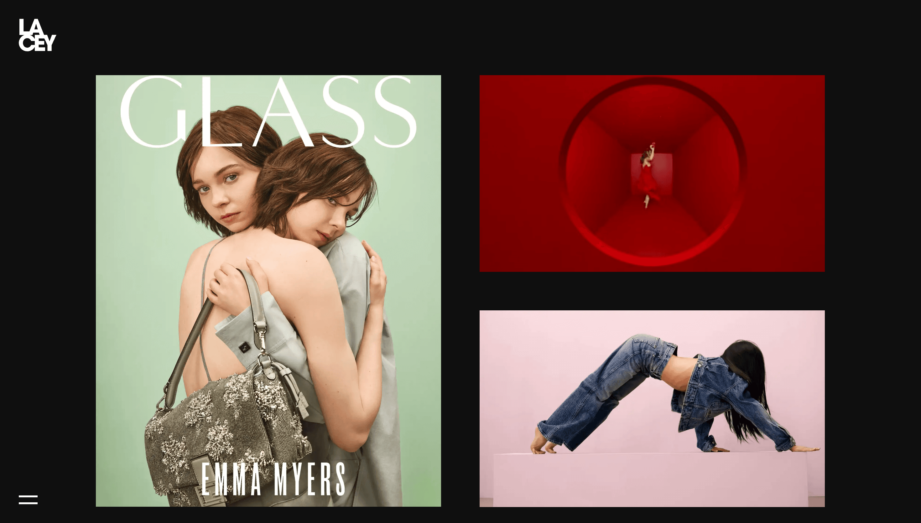 LACEY.STUDIO — Fashion, Animation website design